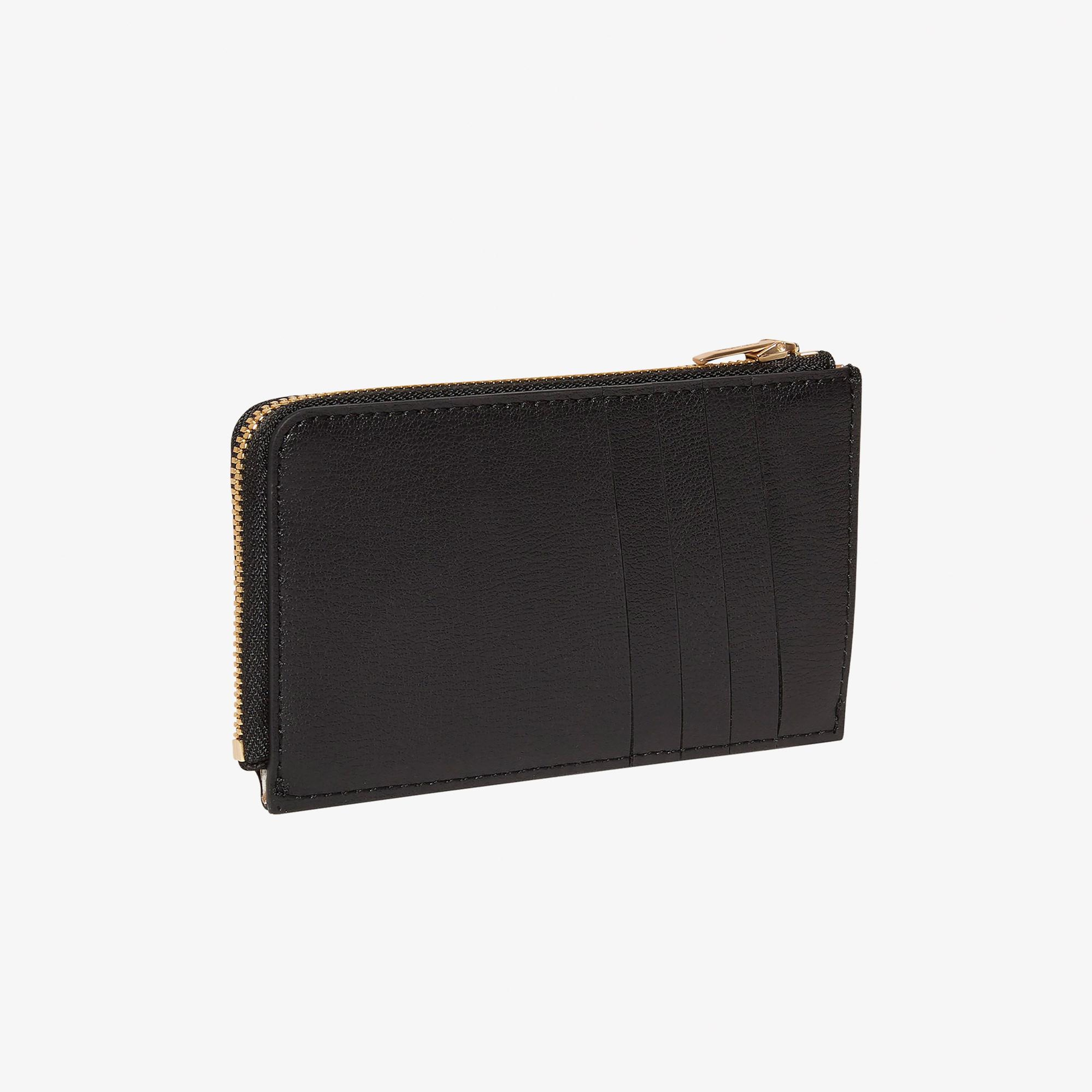 Calvin Klein Foil Logo Top Zip Kadın Siyah Kartlık