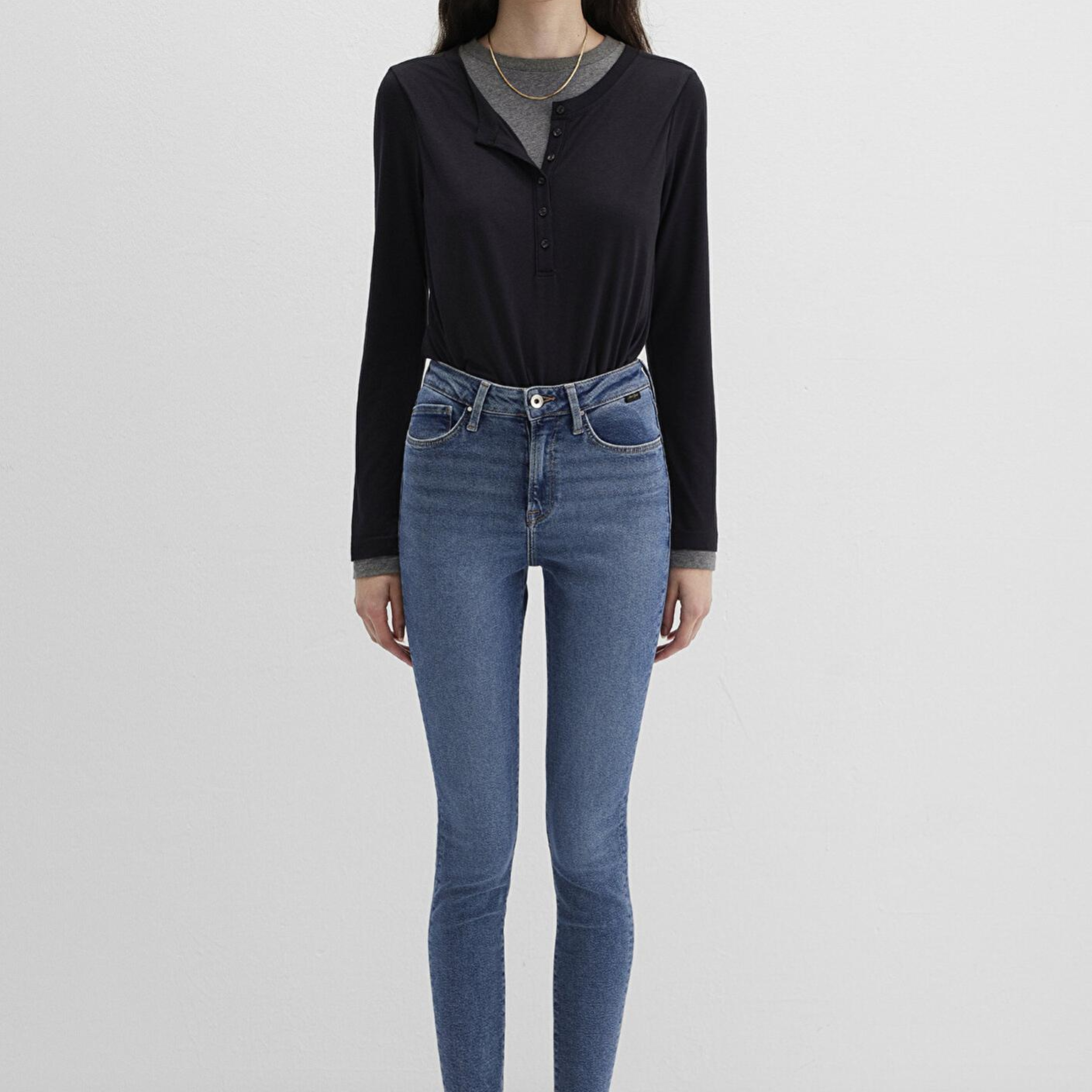 Mavi Serenay Gold Shape Vintage Indigo Mavisi Jean Pantolon 100980-82194