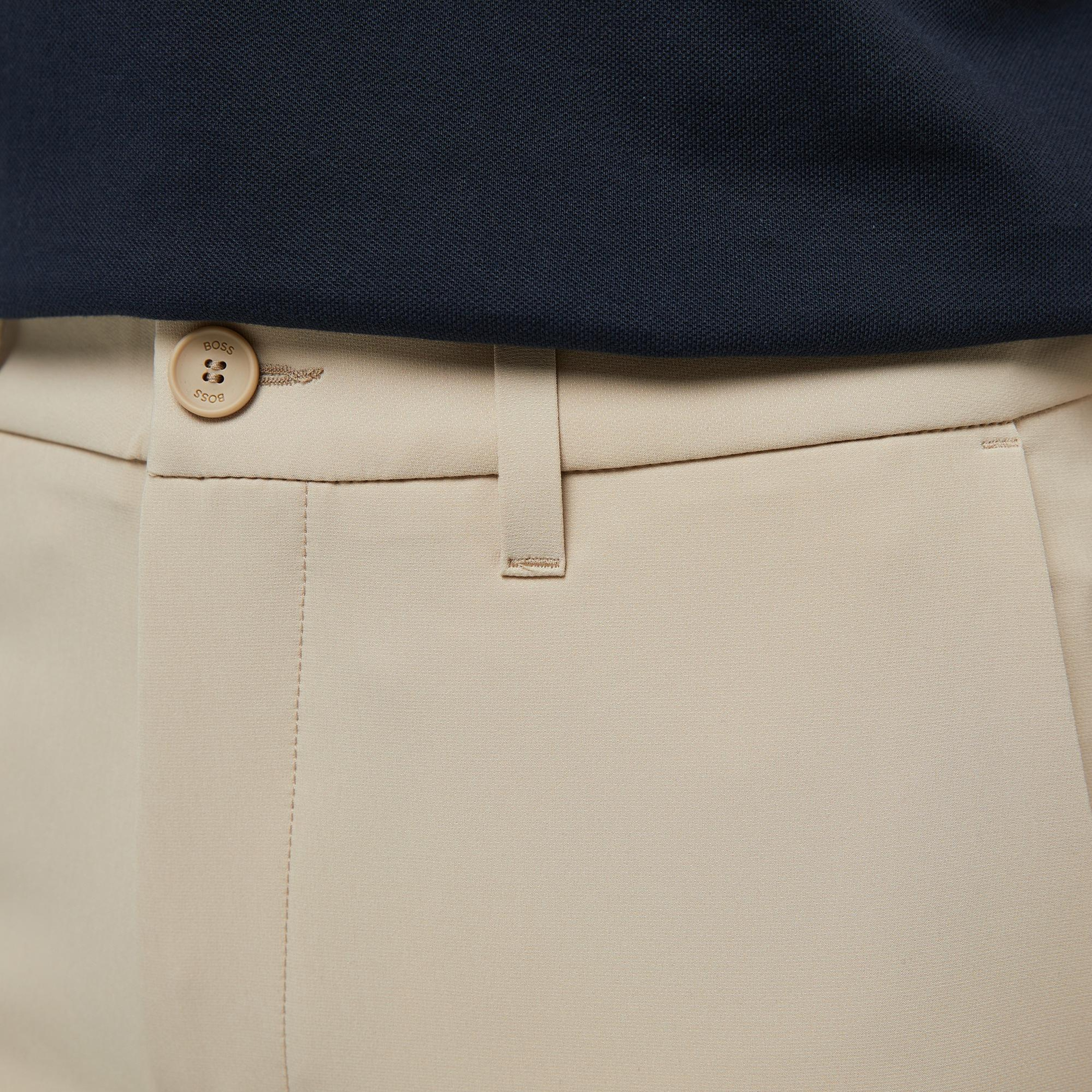 Boss Commuter Slim Erkek Bej Pantolon