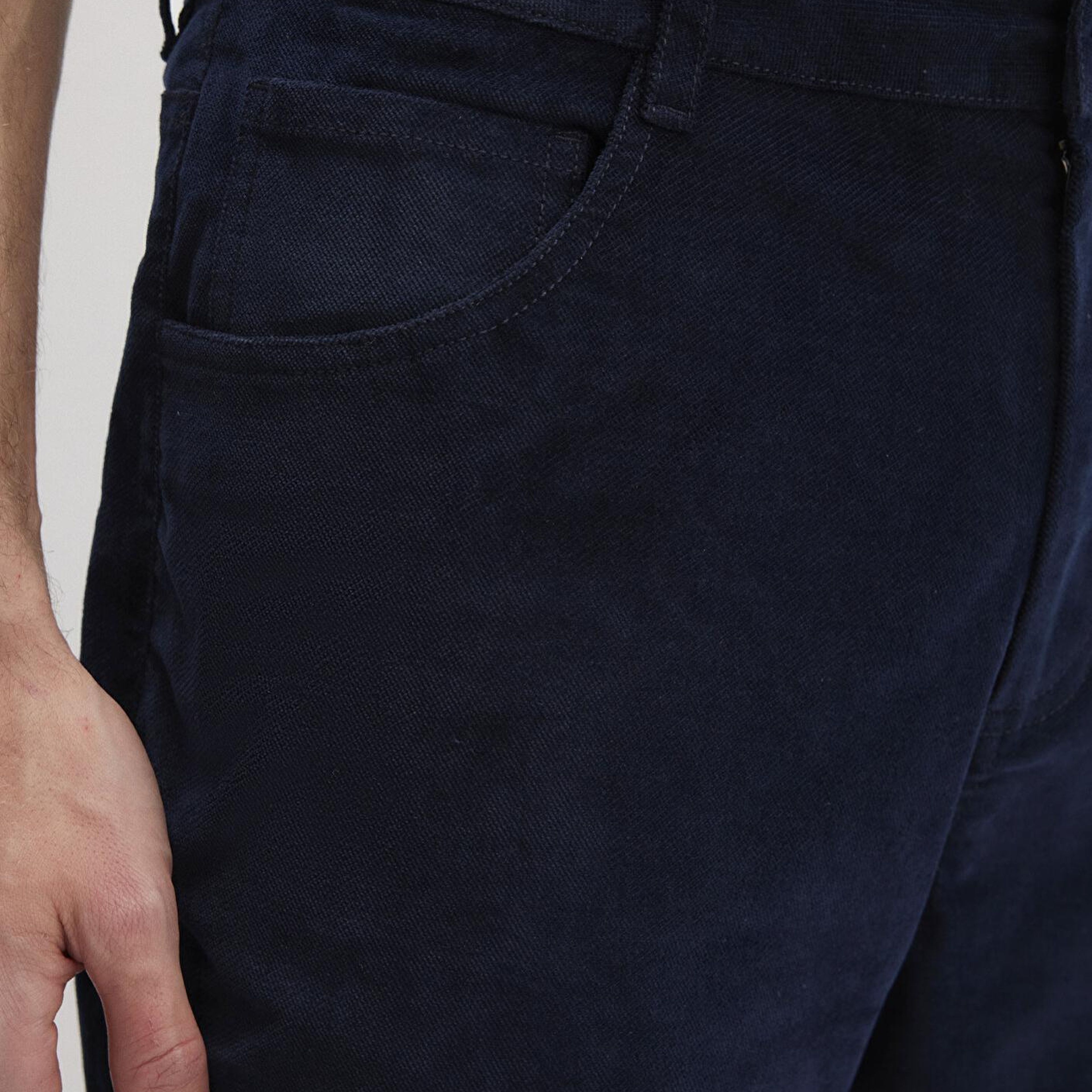 Mavi Lacivert Kadife Pantolon 0010509-70490