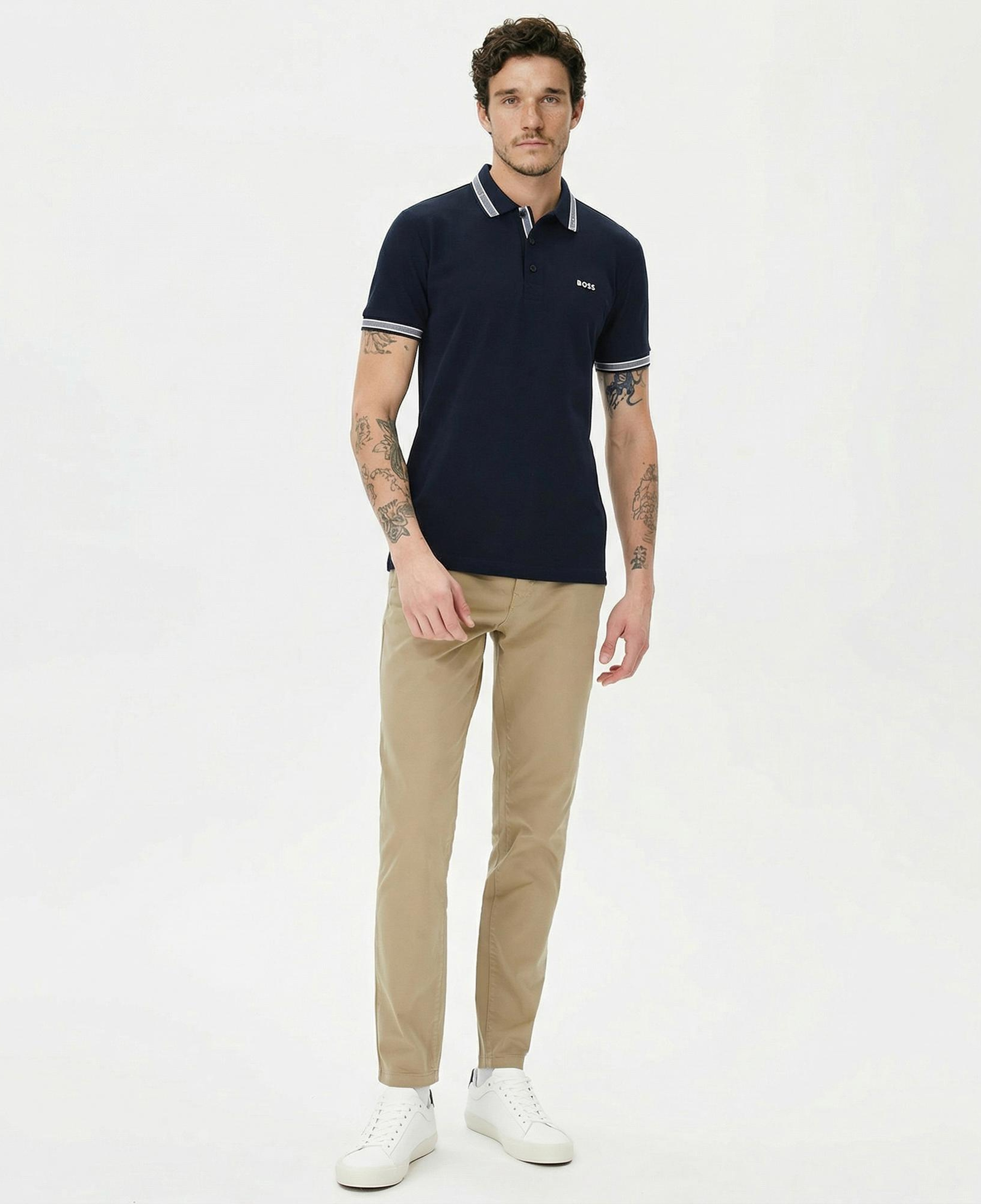Boss Paddy Erkek Mavi Polo