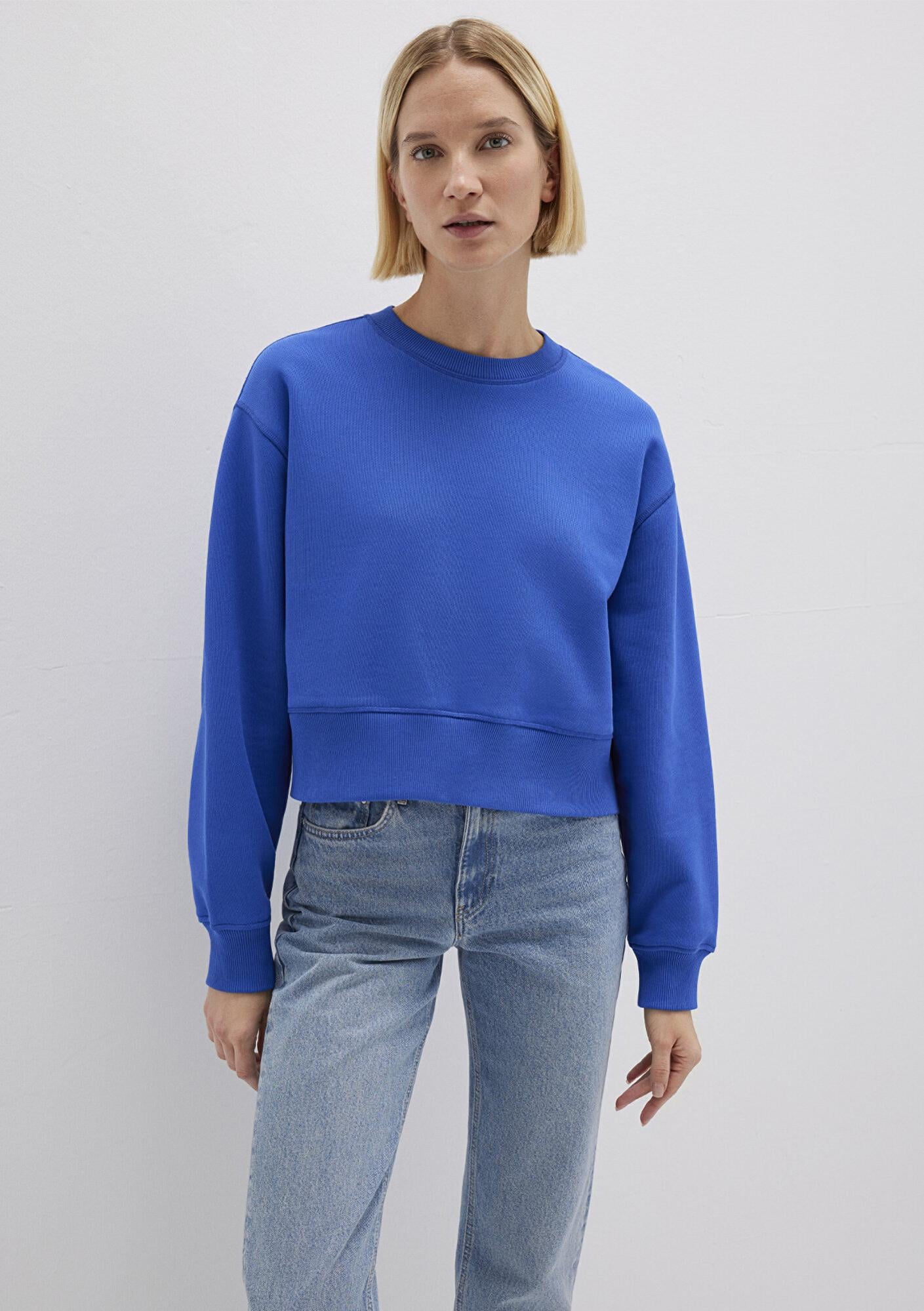 Mavi Mavi Basic Crop Sweatshirt 1S10389-70576