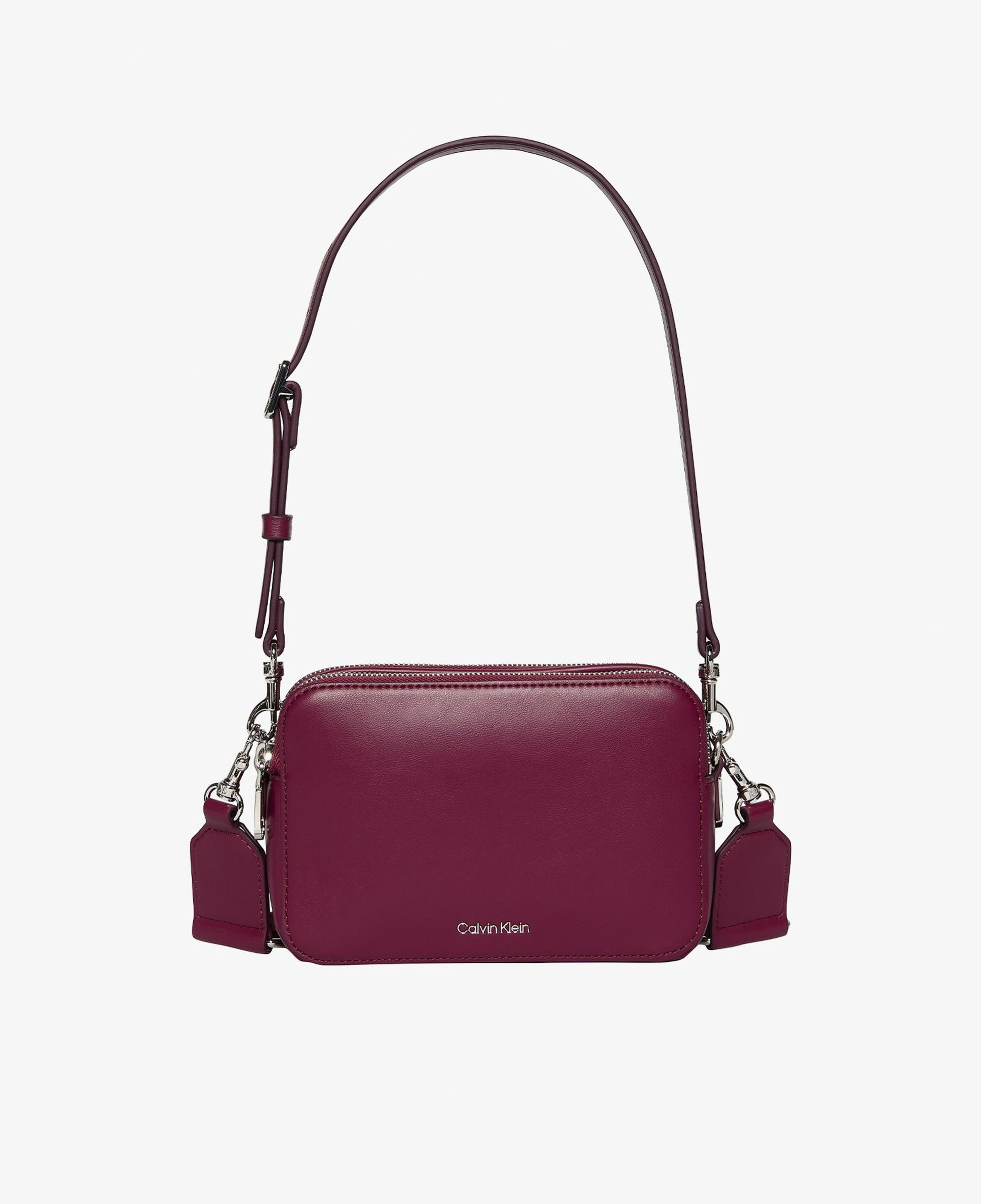 Calvin Klein Webbing Double Strap Camera Kadın Kırmızı Çapraz Çanta