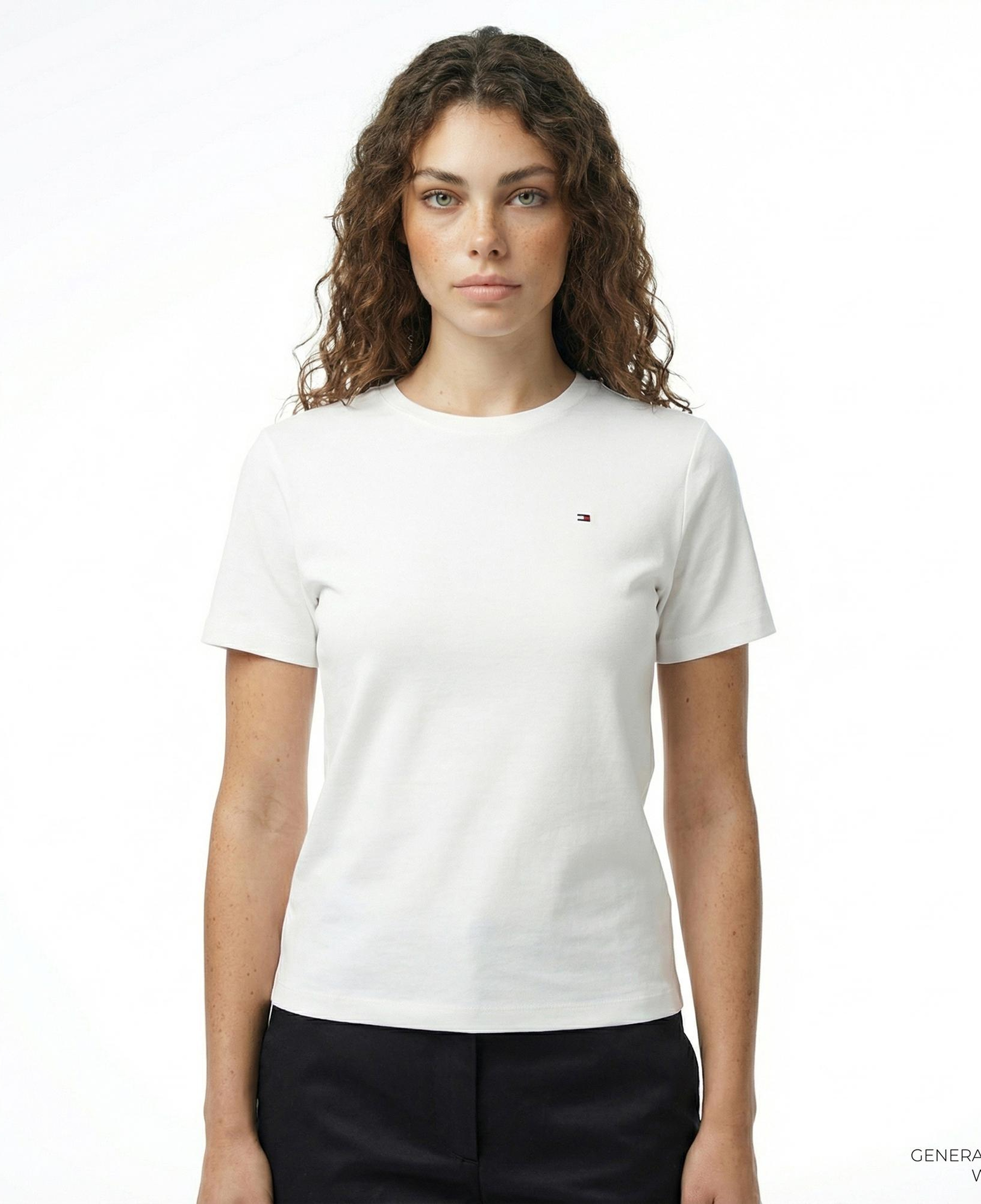 Tommy Hilfiger Cody Kadın Beyaz T-Shirt