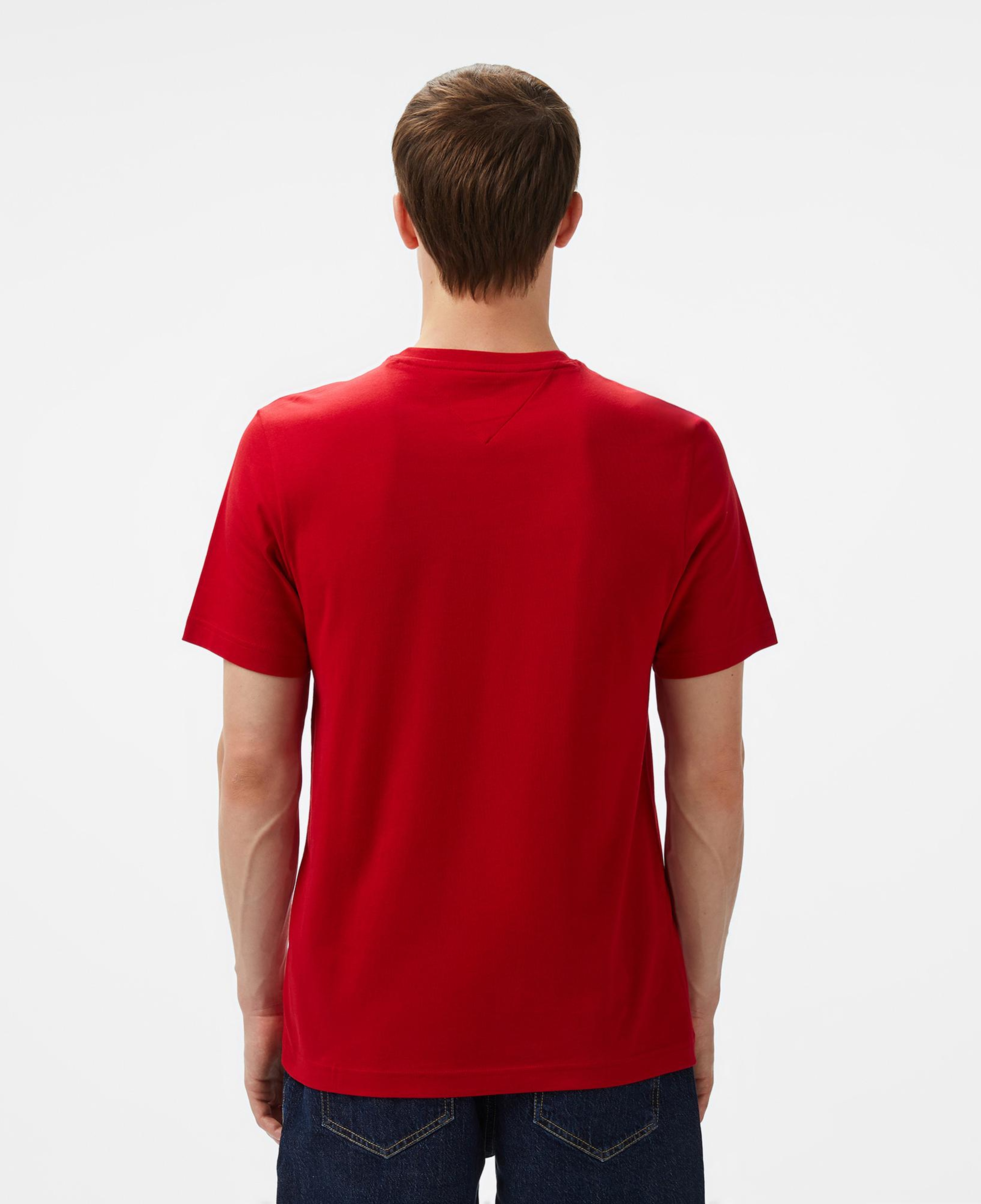 Tommy Hilfiger Brand Love Erkek Kırmızı T-Shirt