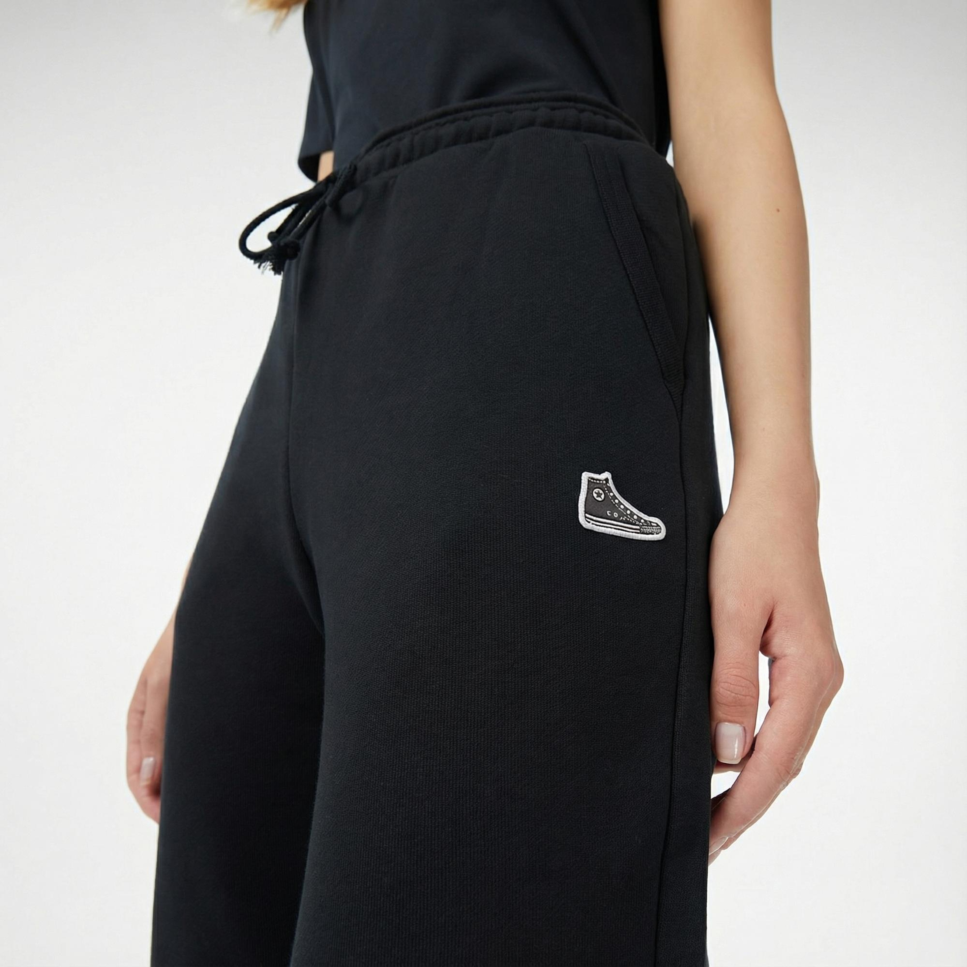 Converse Kadın Siyah Eşofman Altı