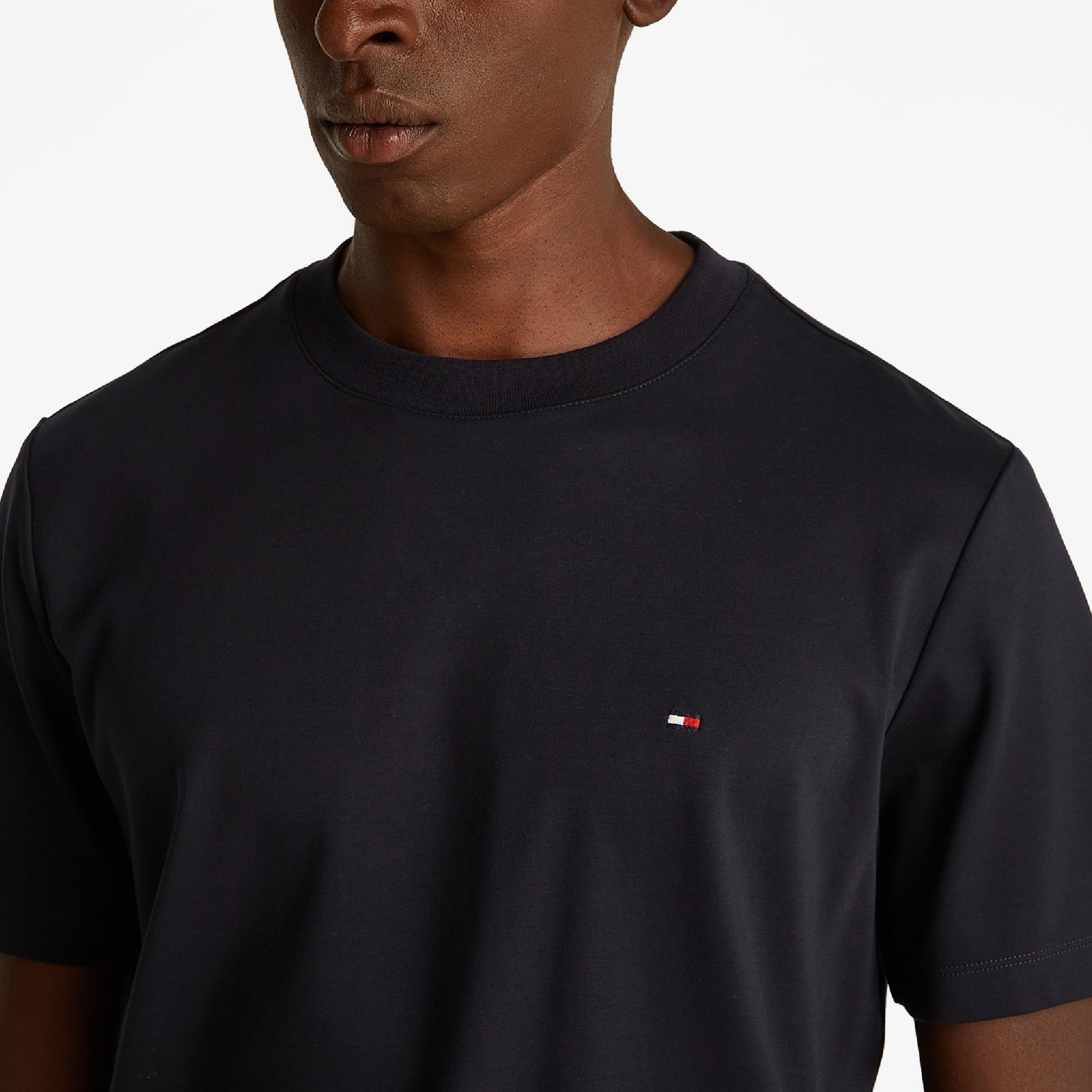 Tommy Hilfiger Elevated Essentials Erkek Lacivert T-Shirt