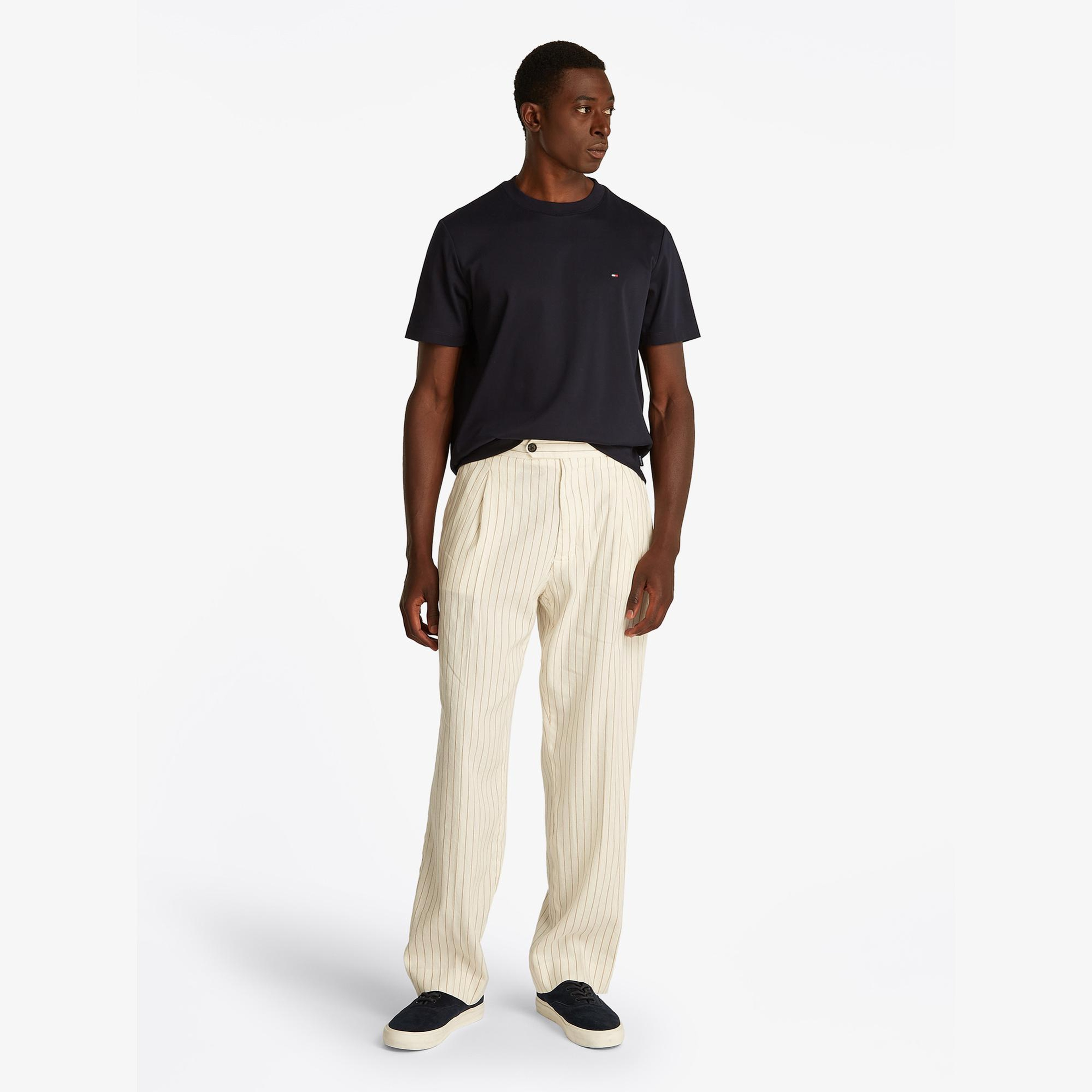 Tommy Hilfiger Elevated Essentials Erkek Lacivert T-Shirt