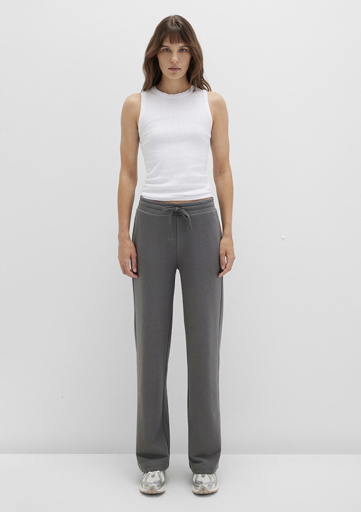 Mavi Geniş Paça Gri Basic Eşofman Altı 1011057-70096