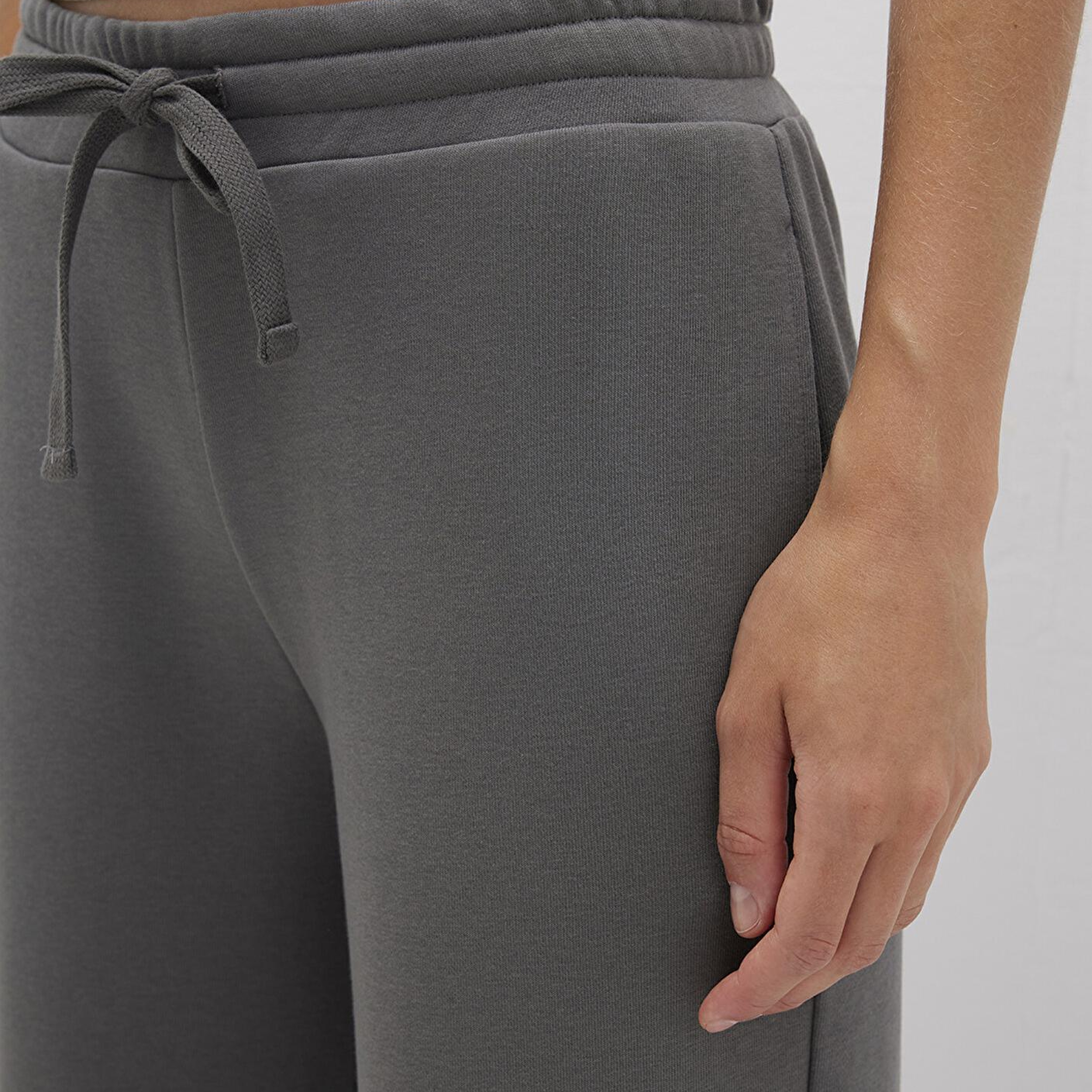 Mavi Geniş Paça Gri Basic Eşofman Altı 1011057-70096