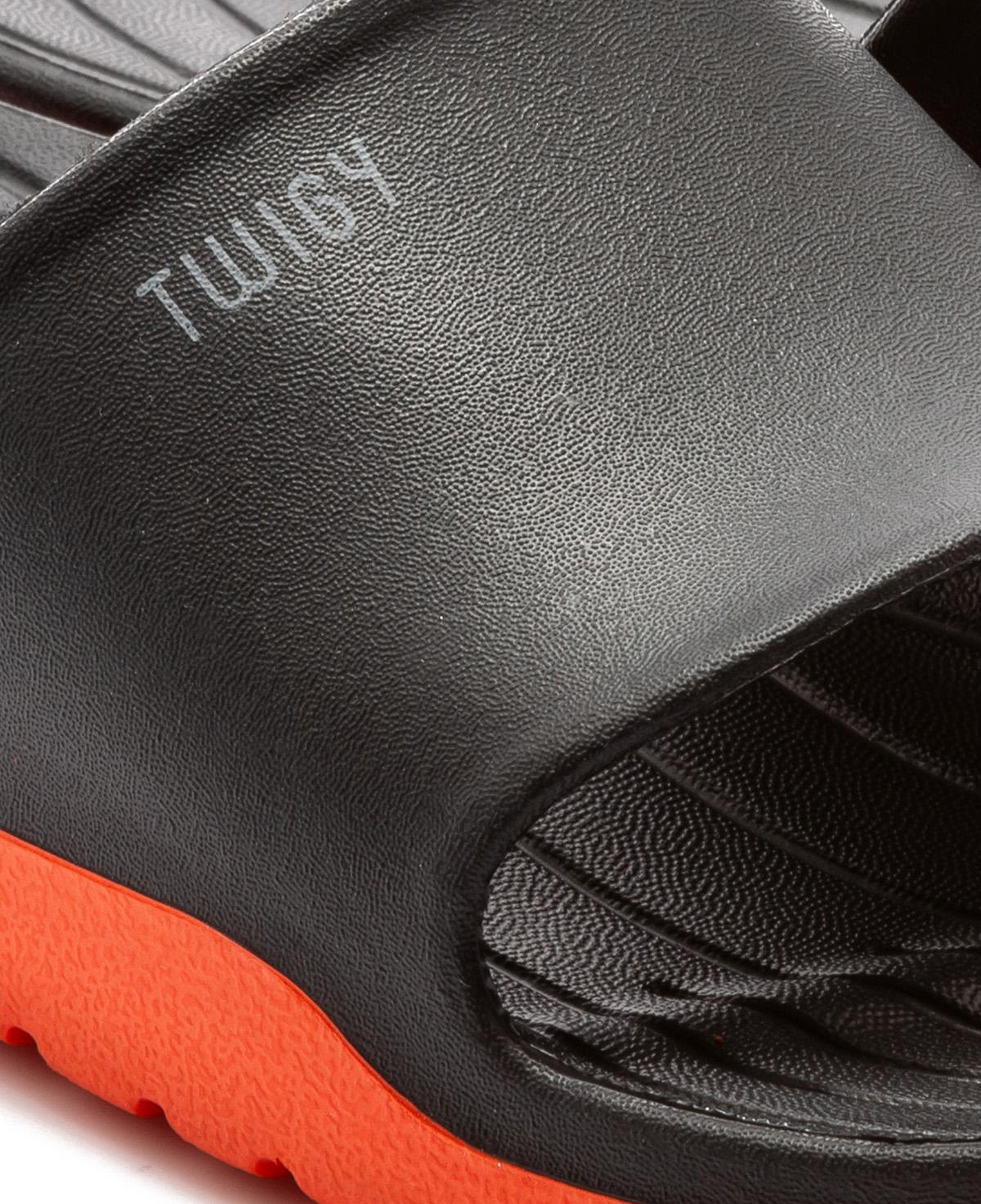 Demba Erkek Terlik Siyah Turuncu 40/45