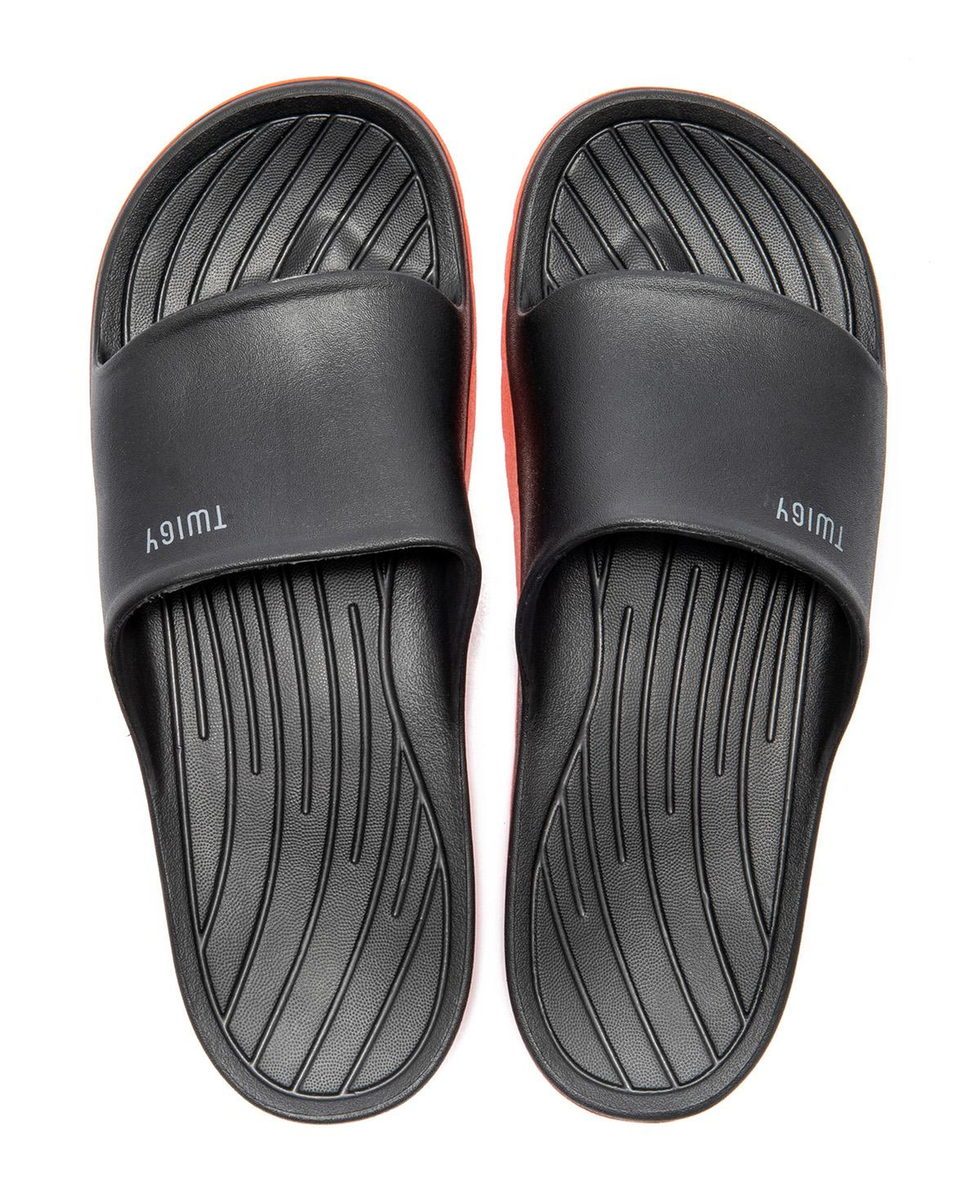 Demba Erkek Terlik Siyah Turuncu 40/45