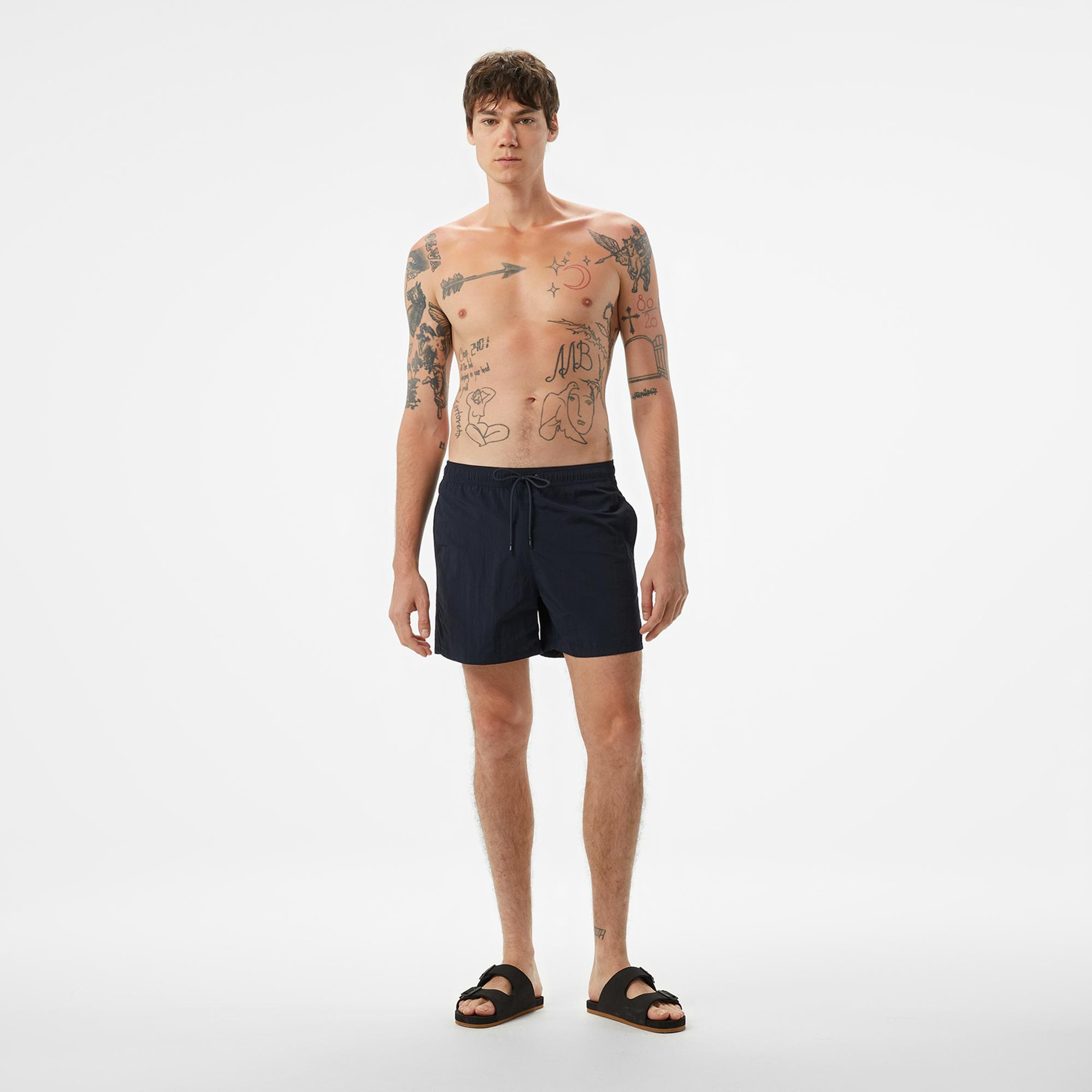 Tommy Hilfiger Essentials Erkek Lacivert Deniz Şortu