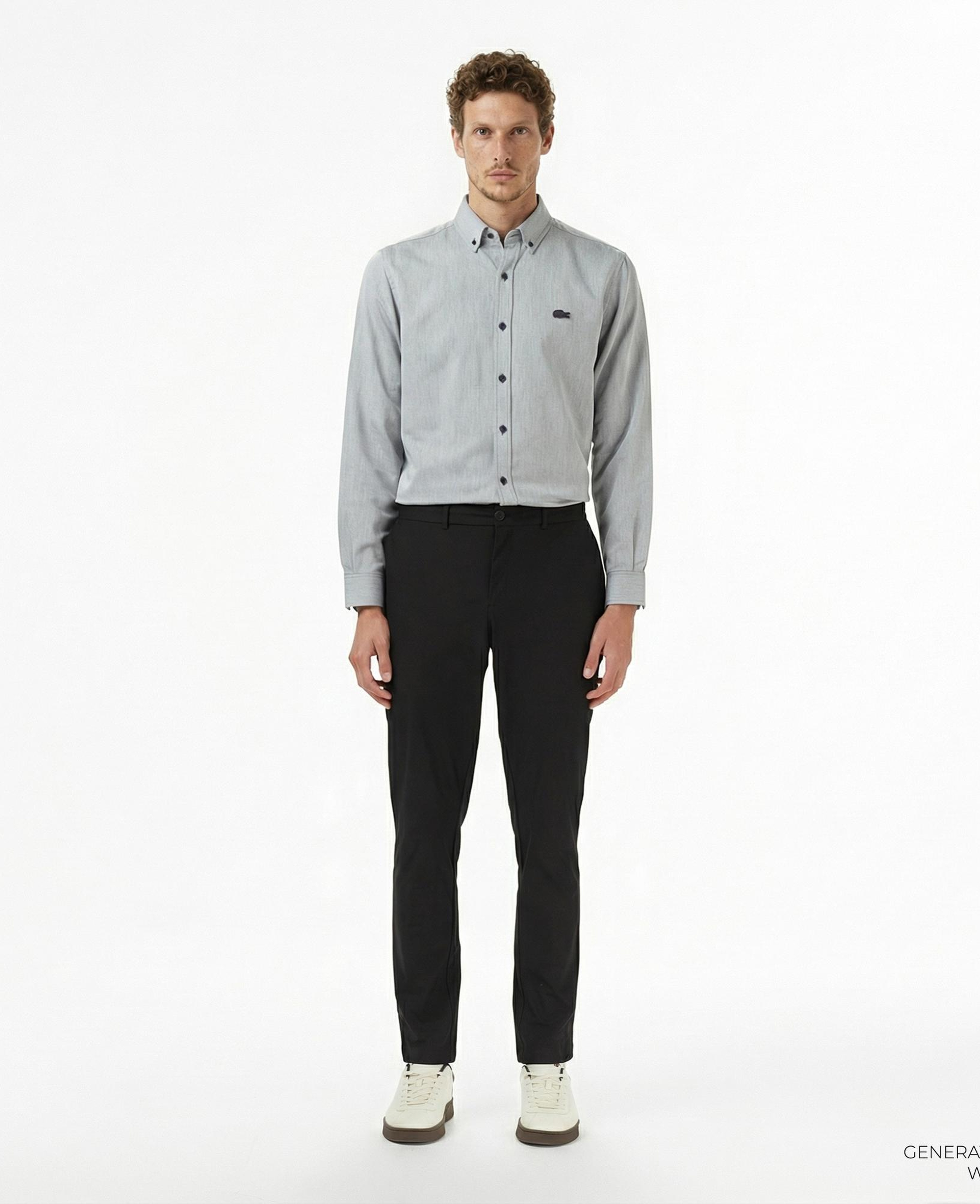 Lacoste Erkek Slim Fit Siyah Pantolon