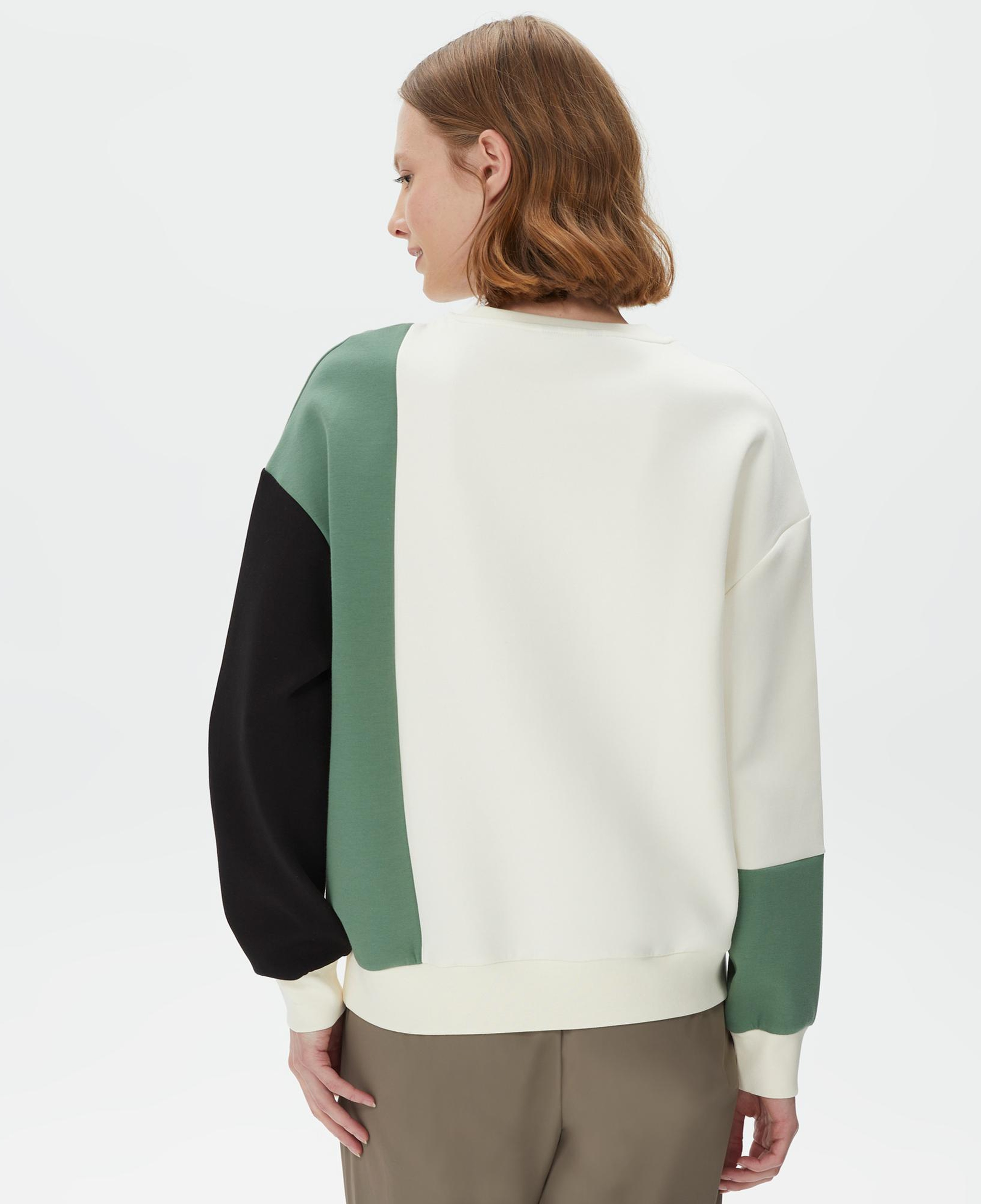 Nautica Kadın Yeşil Relaxed Fit Sweatshirt