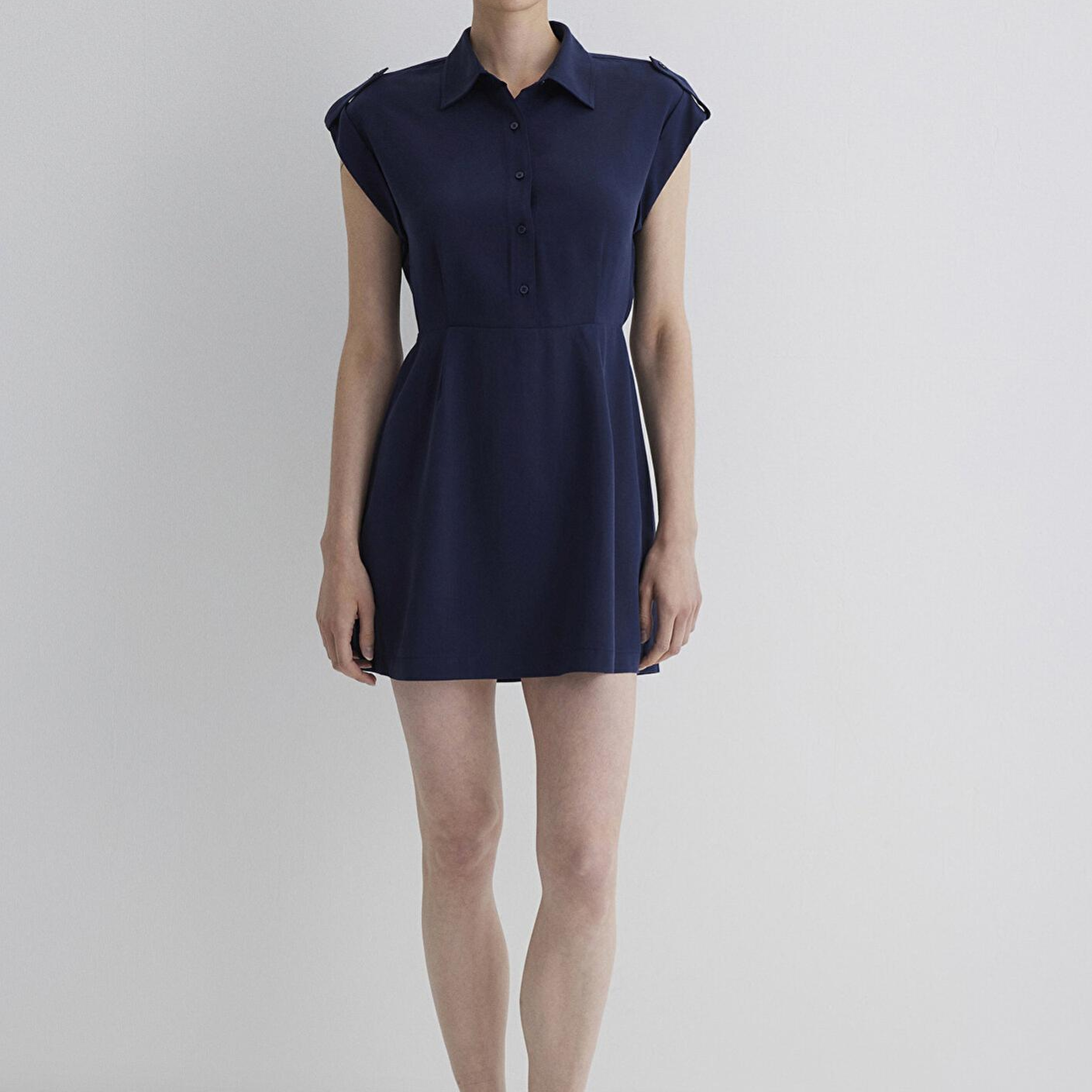 Mavi Lacivert Gömlek Elbise 1310758-70492