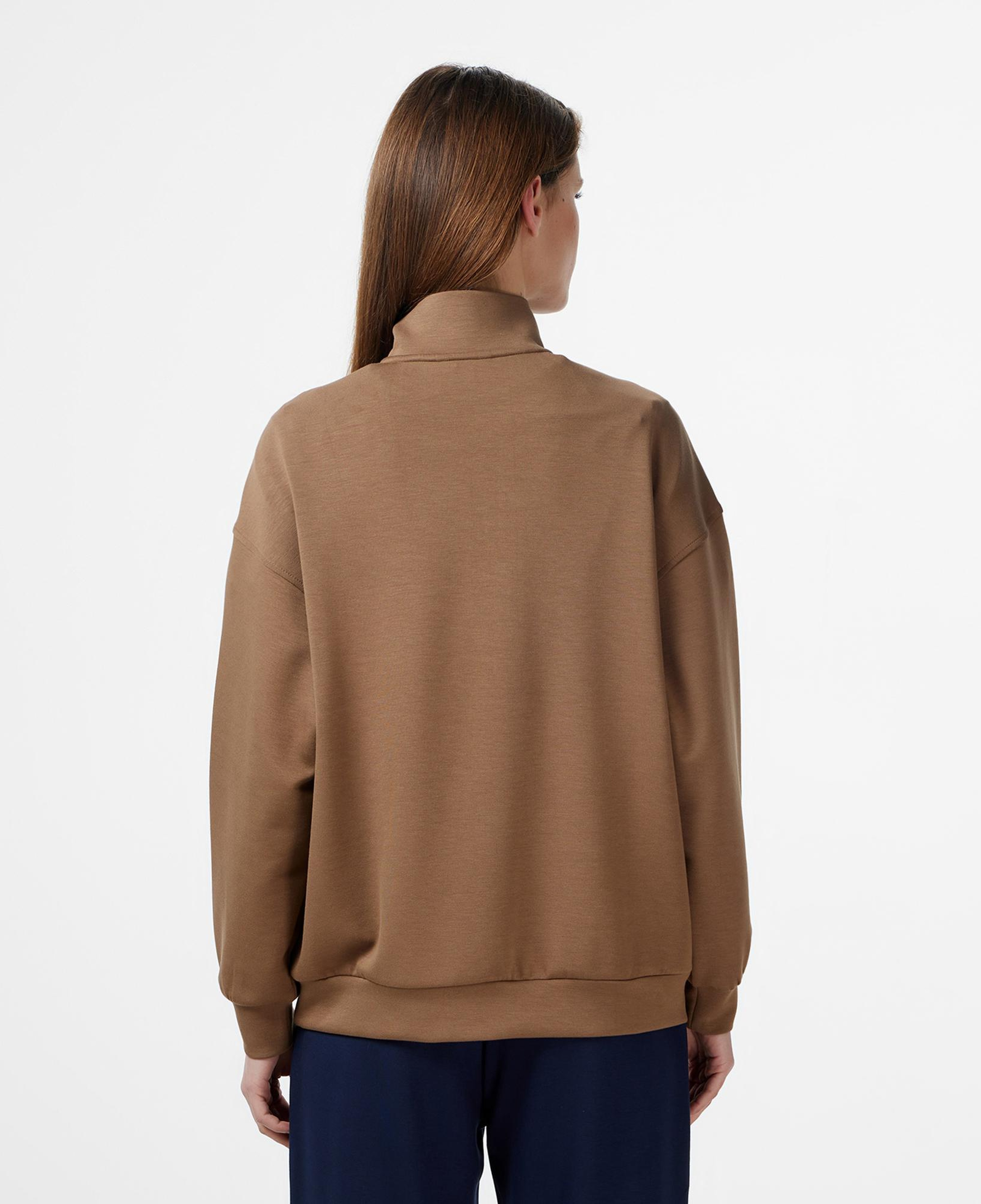 Nautica Kadın Kahverengi Regular Fit Sweatshirt