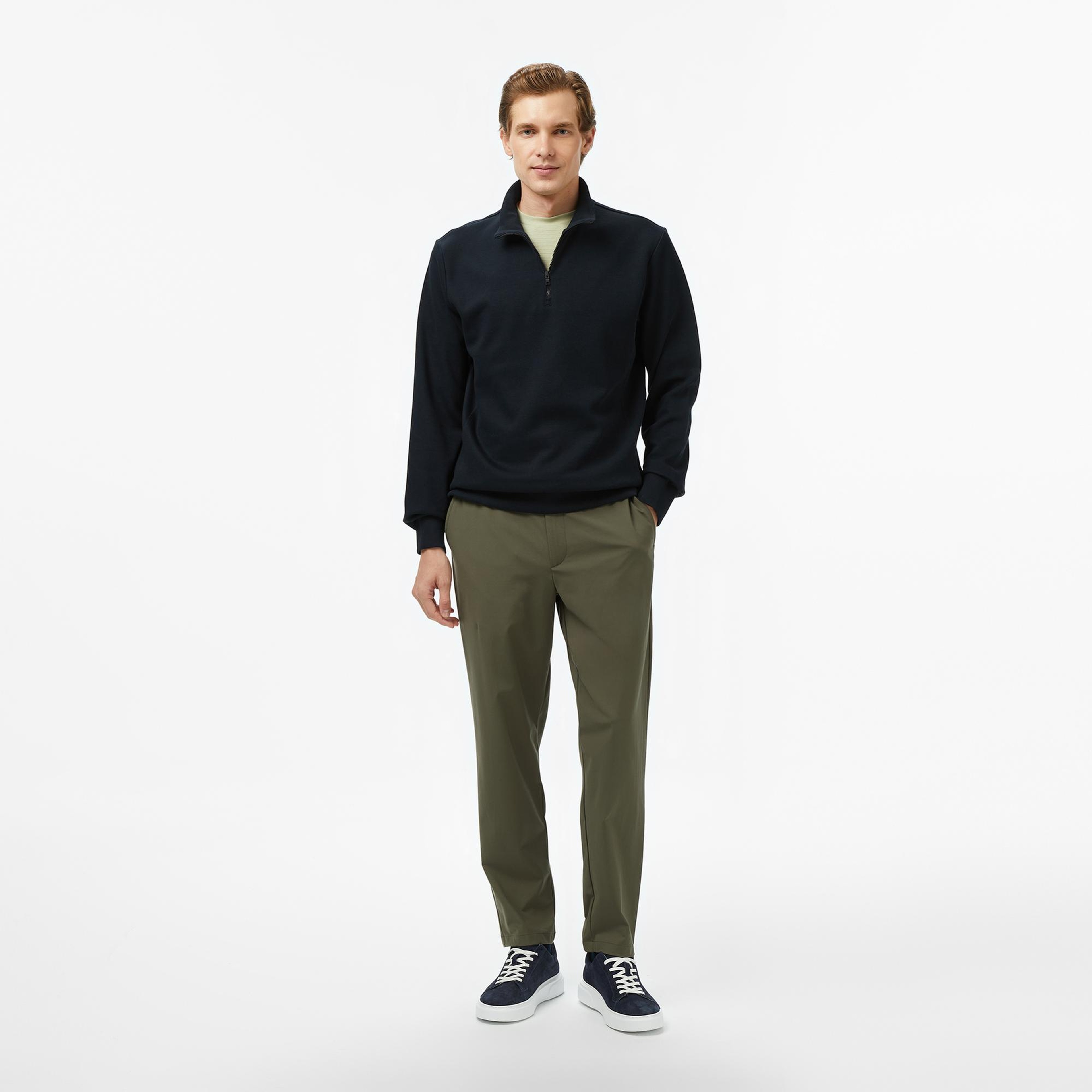Nautica Erkek Siyah Classic Fit Sweatshirt