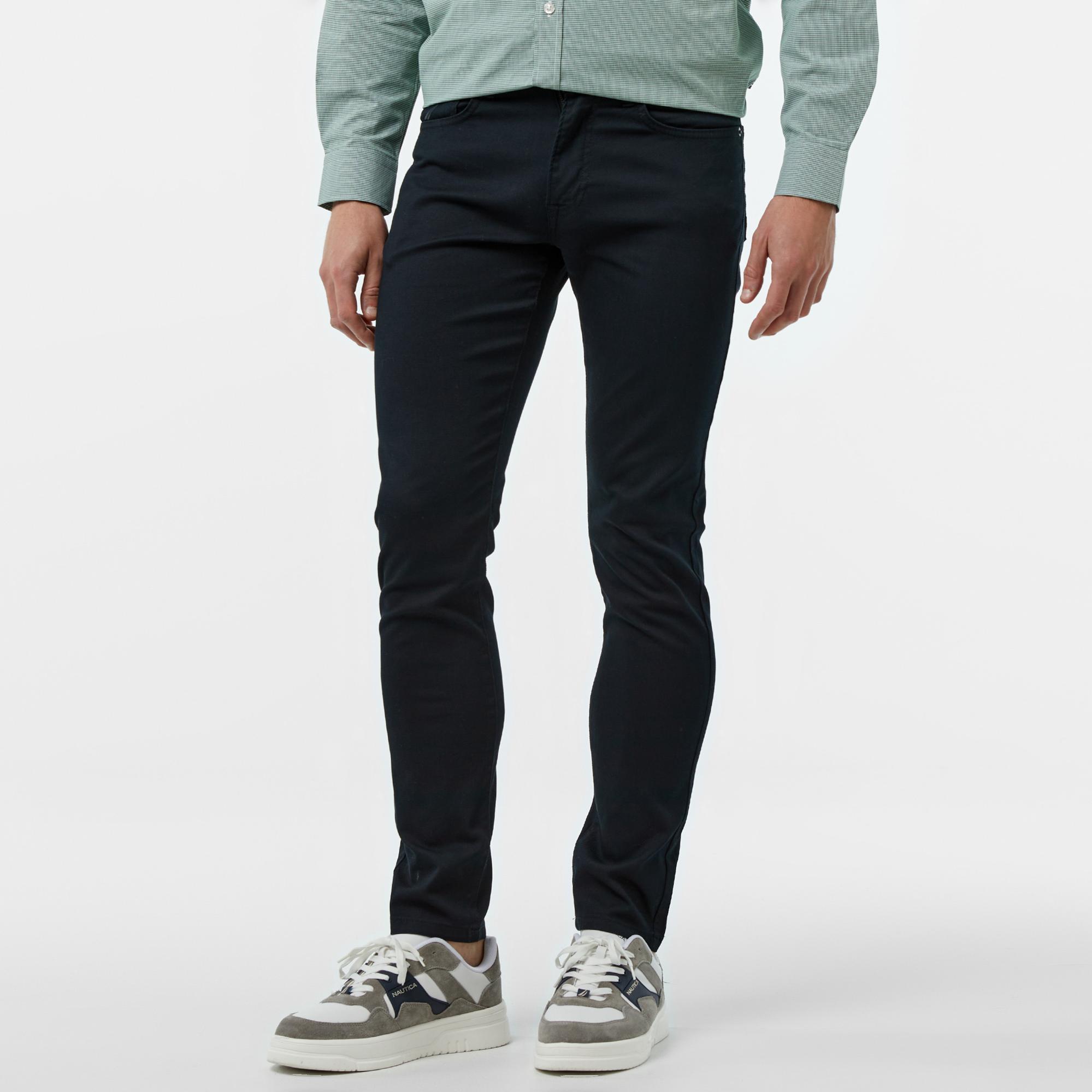 Nautica Erkek Siyah Slim Fit Pantolon