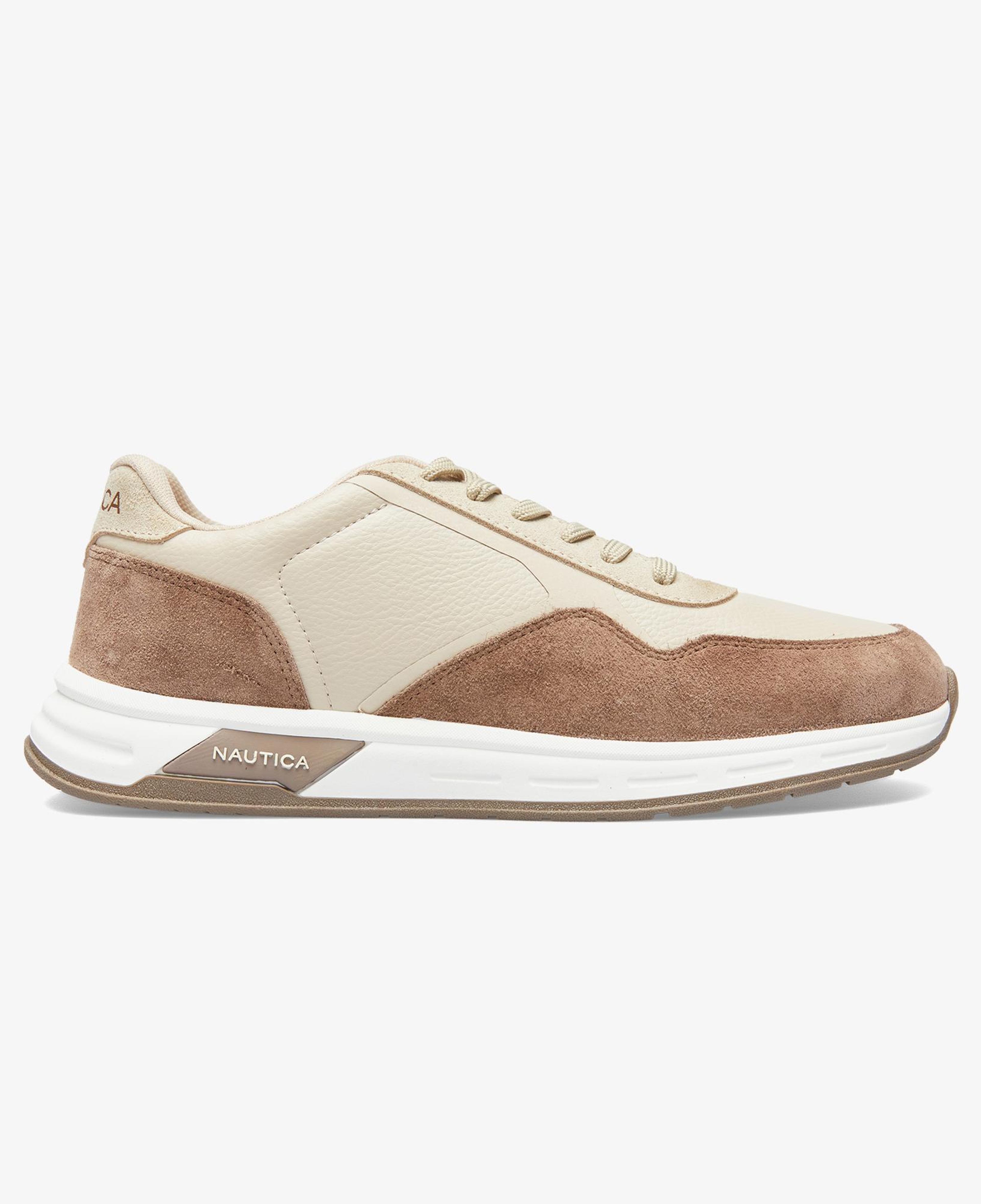 Nautica Erkek Bej Renk Bloklu Sneaker