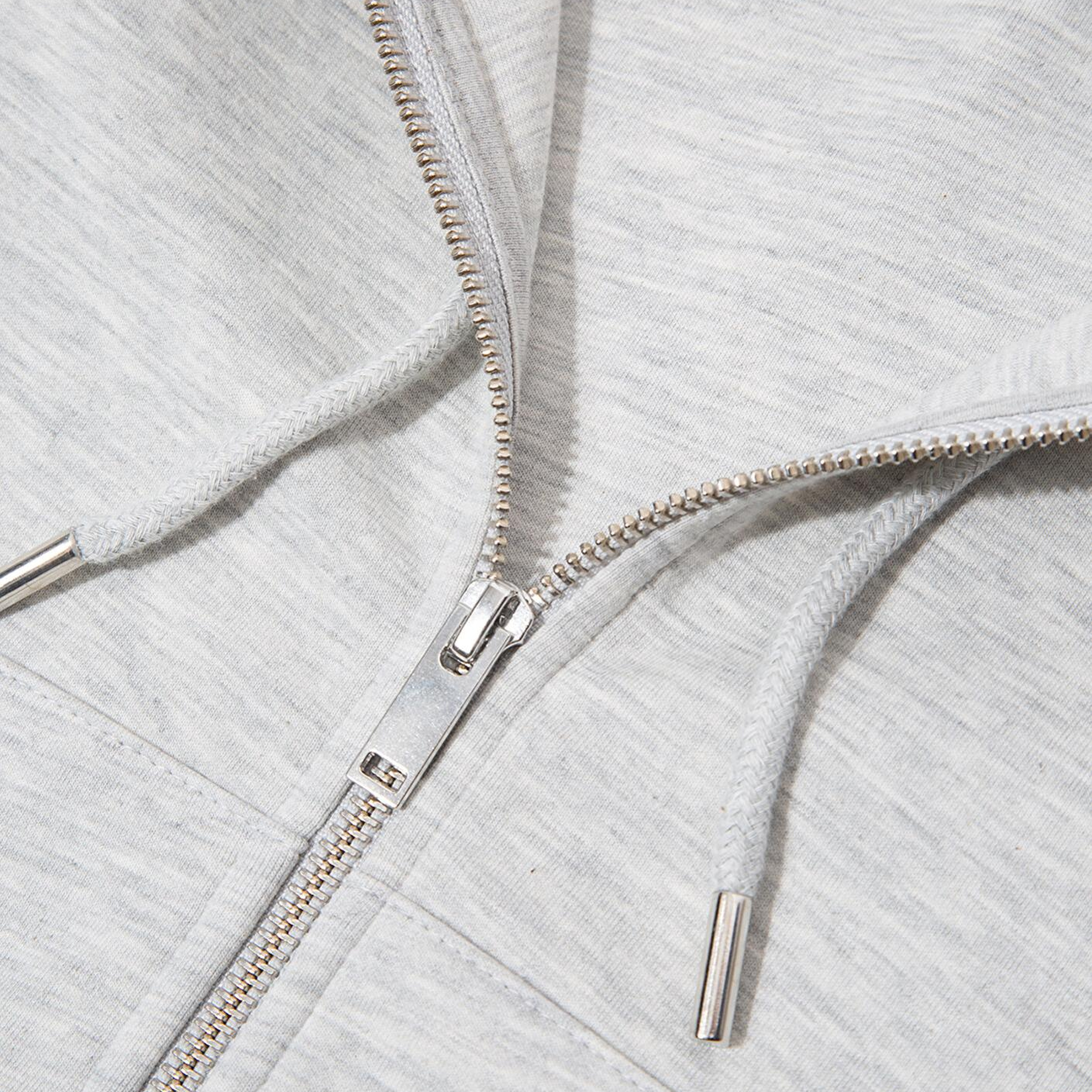 Mavi Kapüşonlu Gri İnterlok Sweatshirt 1S10424-88467