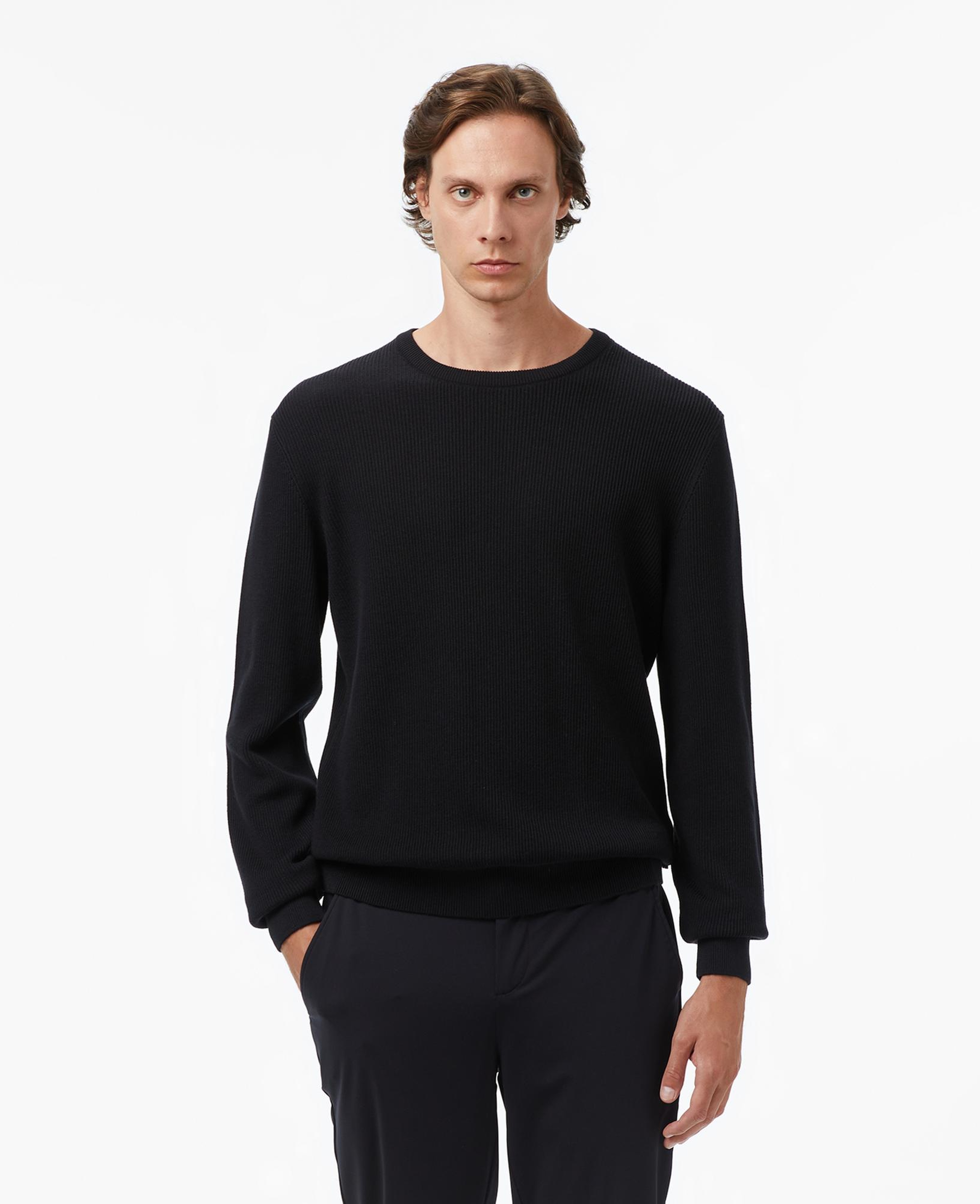 Nautica Erkek Siyah Classic Fit Kazak