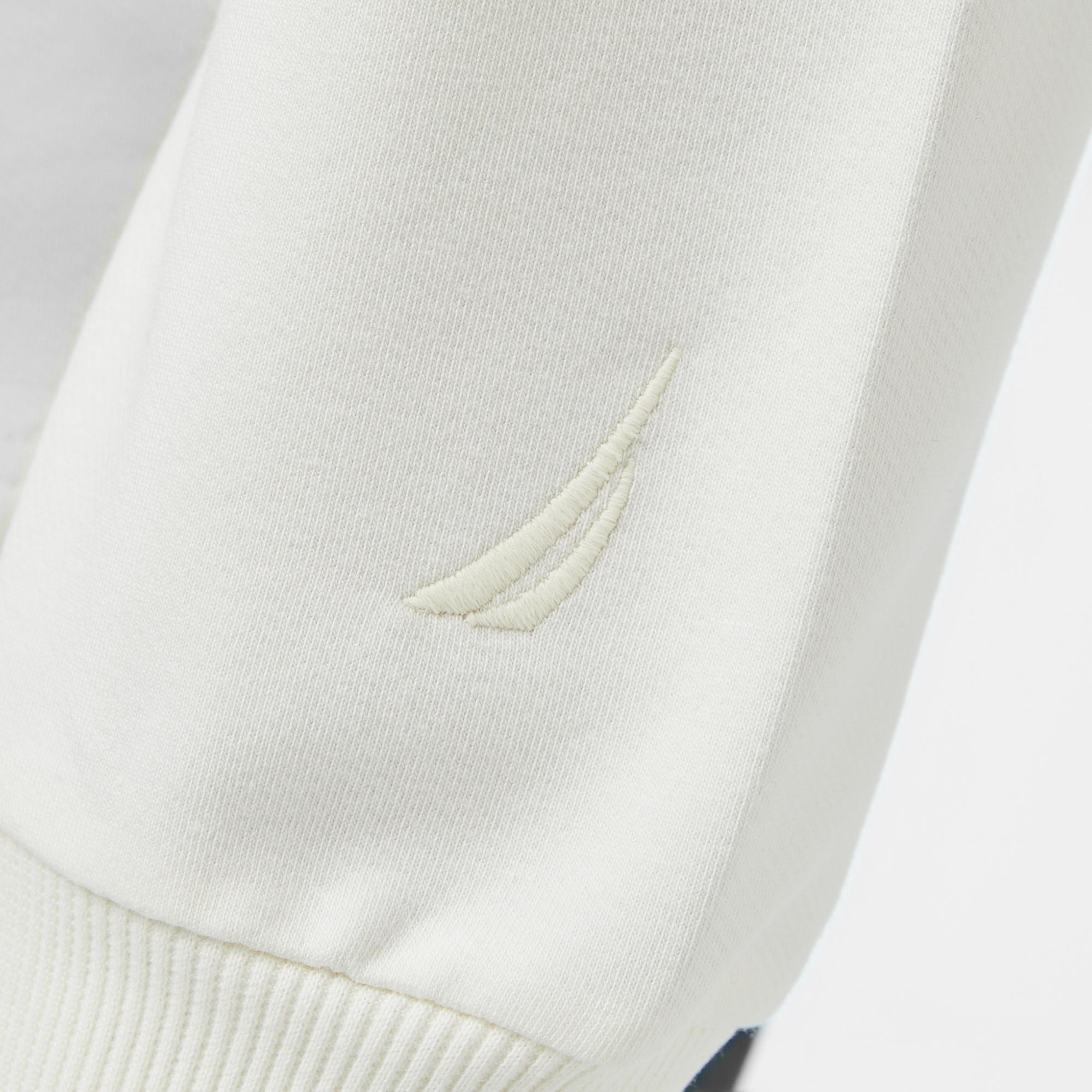 Nautica Erkek Krem Rengi Classic Fit Uzun Kollu Polo Yaka T-Shirt