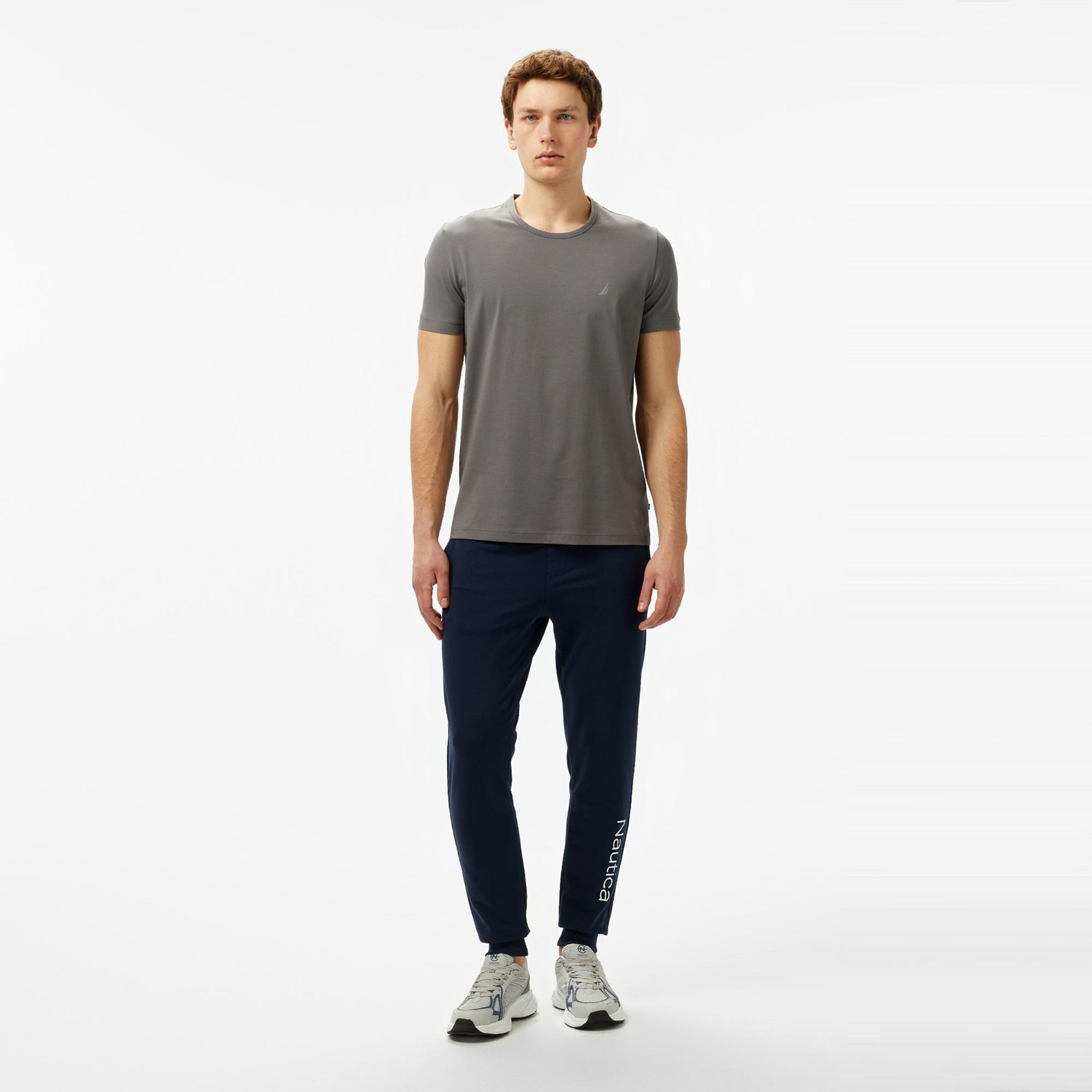 Nautica Erkek Gri Regular Fit T-Shirt
