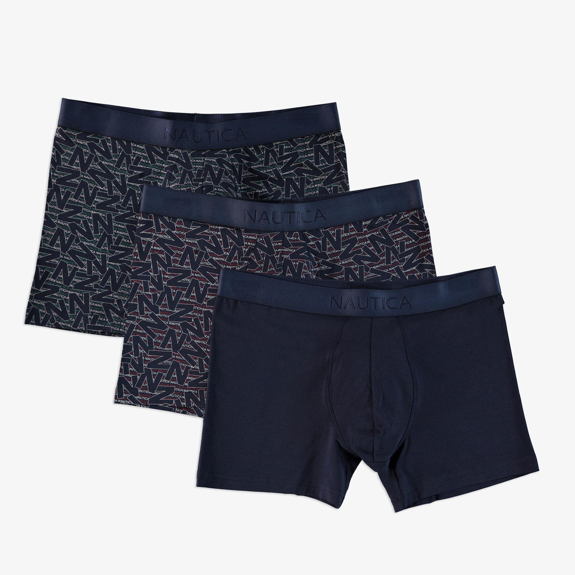 Nautica Erkek Lacivert 3'lü Boxer