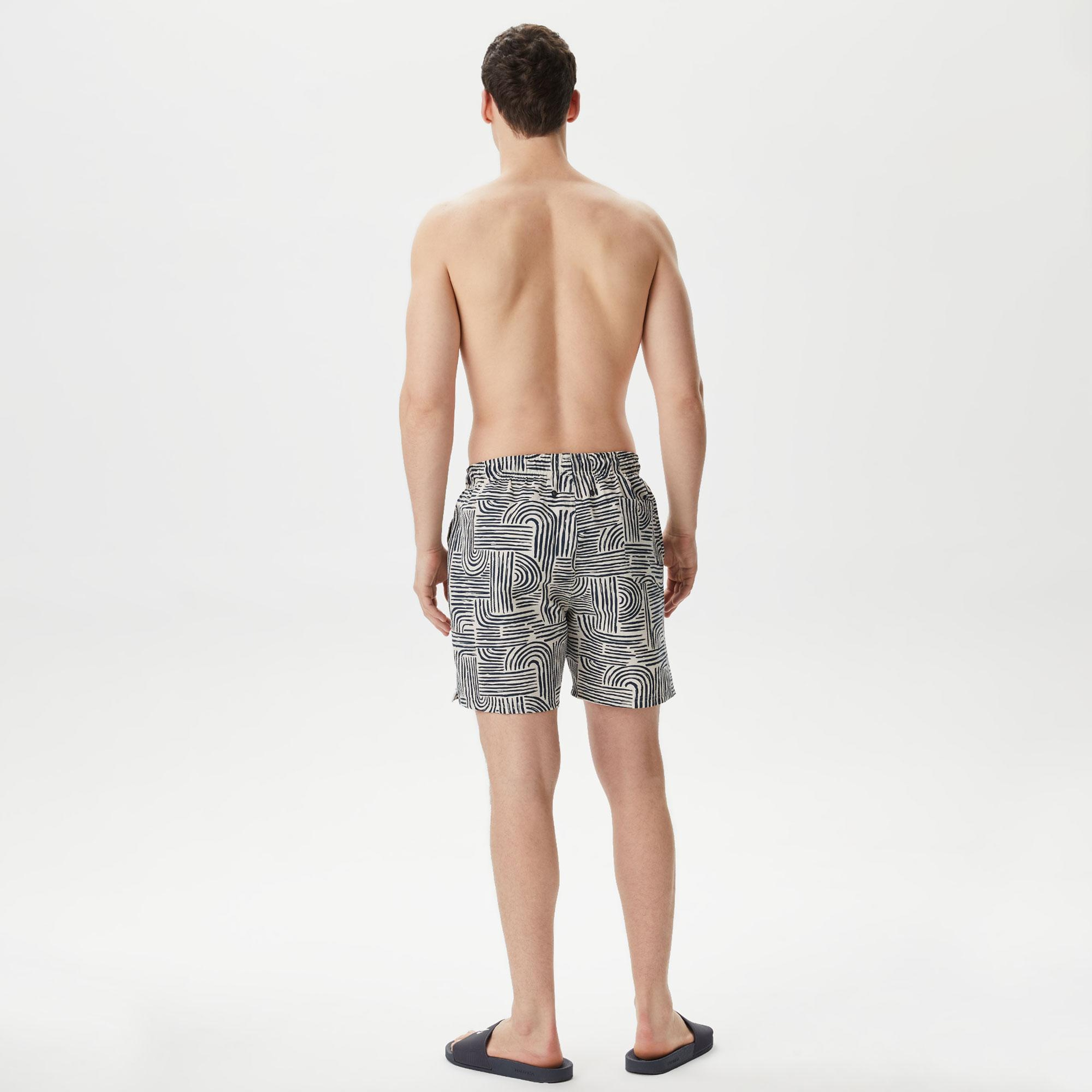 Nautica Erkek Lacivert Standart Fit Deniz Şortu