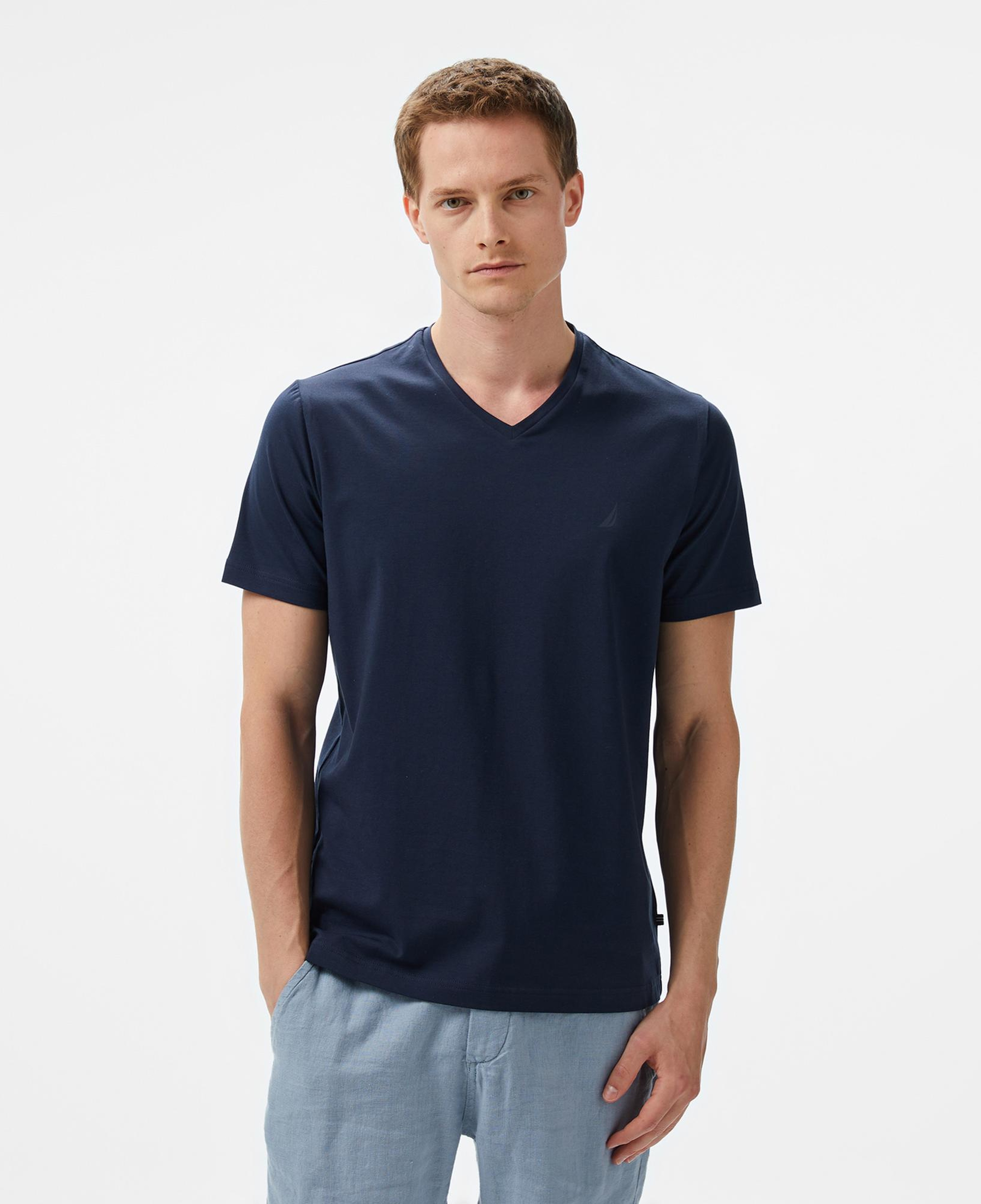 Nautica Erkek Lacivert Regular Fit T-Shirt