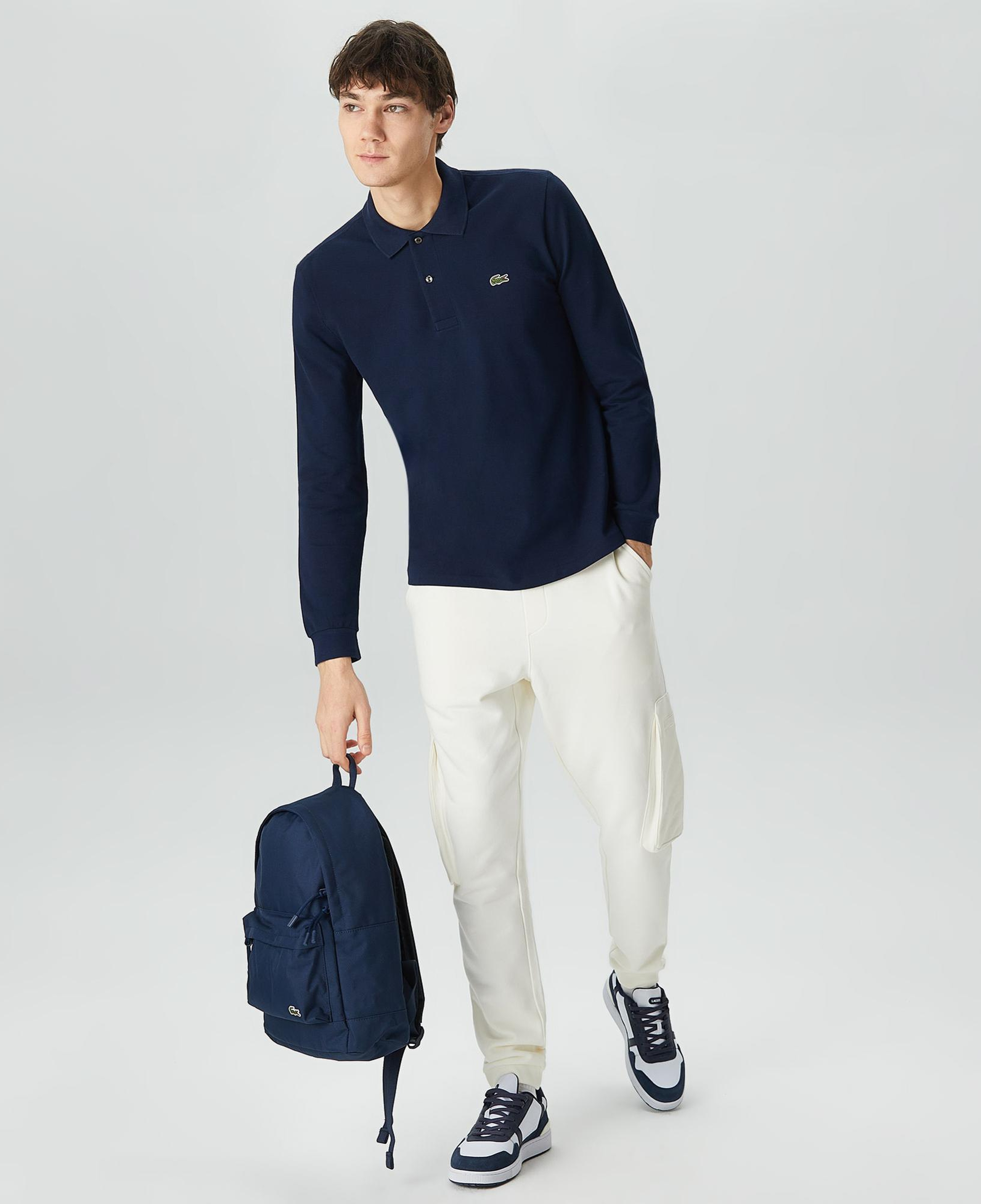 Lacoste Erkek Classic Fit Uzun Kollu Lacivert Polo