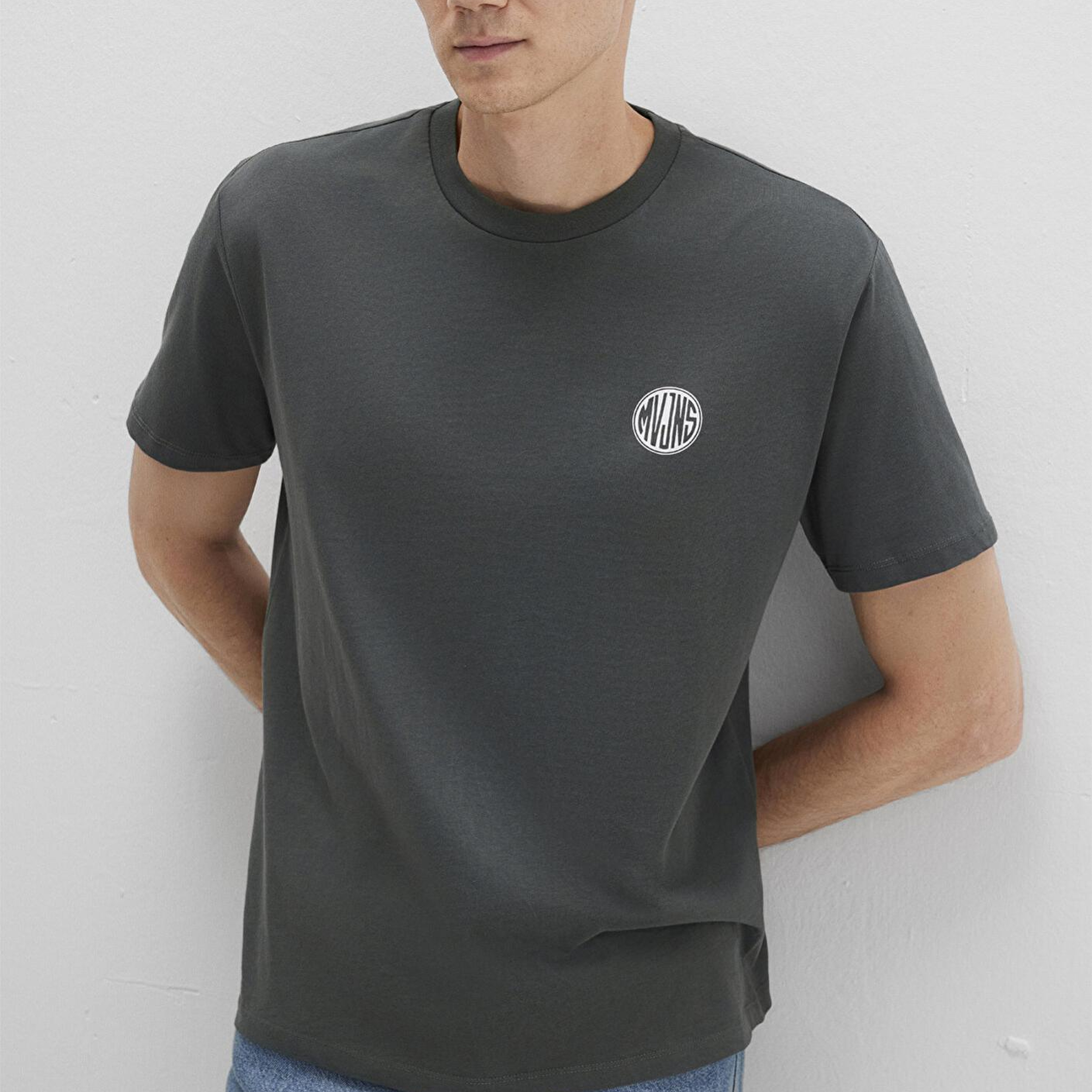 Mavi Mavi Logo Baskılı Yeşil Tişört Loose Fit / Bol Rahat Kesim 0613014-71598