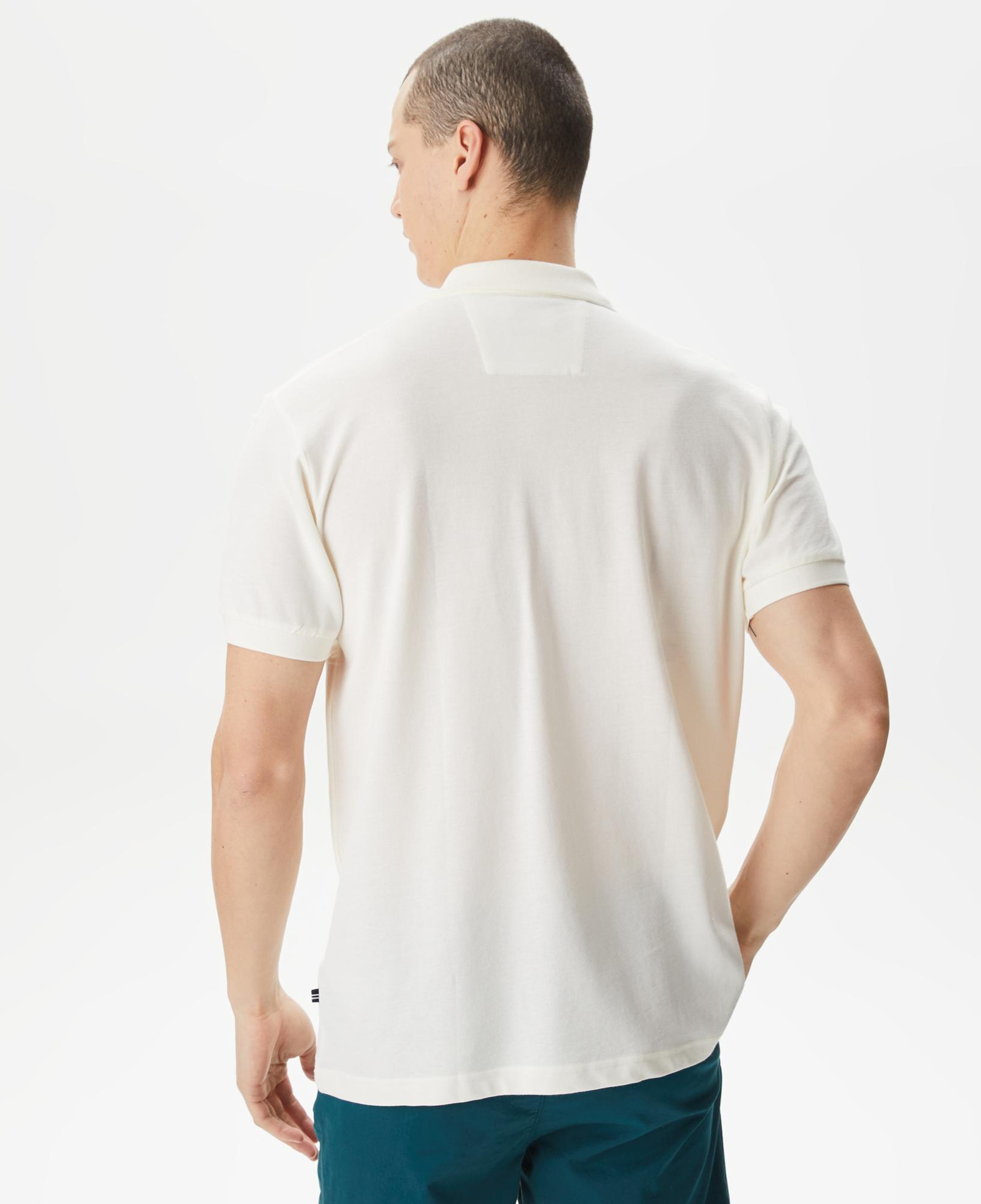 Nautica Erkek Beyaz Classic Fit Polo