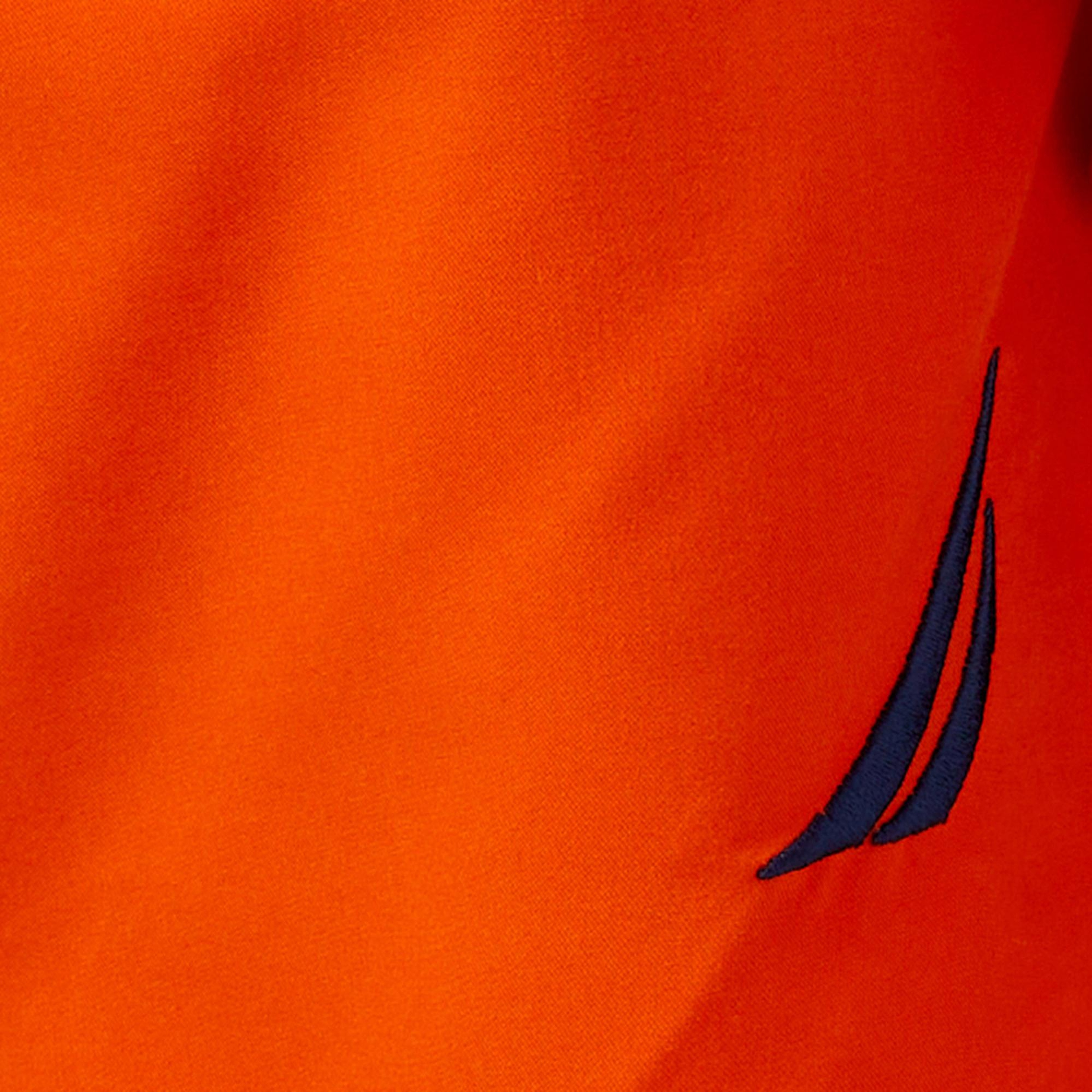 Nautica Erkek Turuncu Regular Fit Deniz Şortu