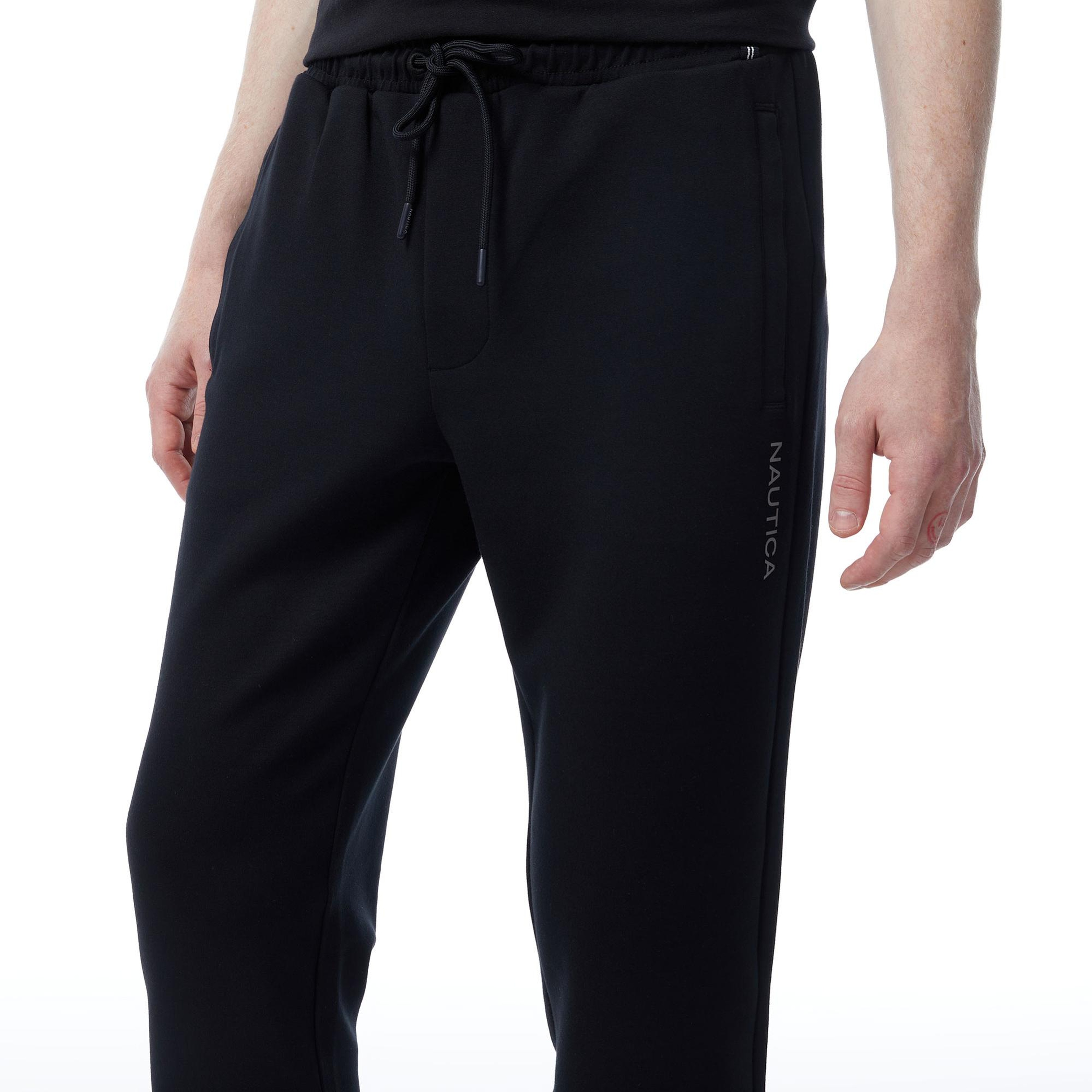 Nautica Erkek Siyah Standart Fit Eşofman Altı