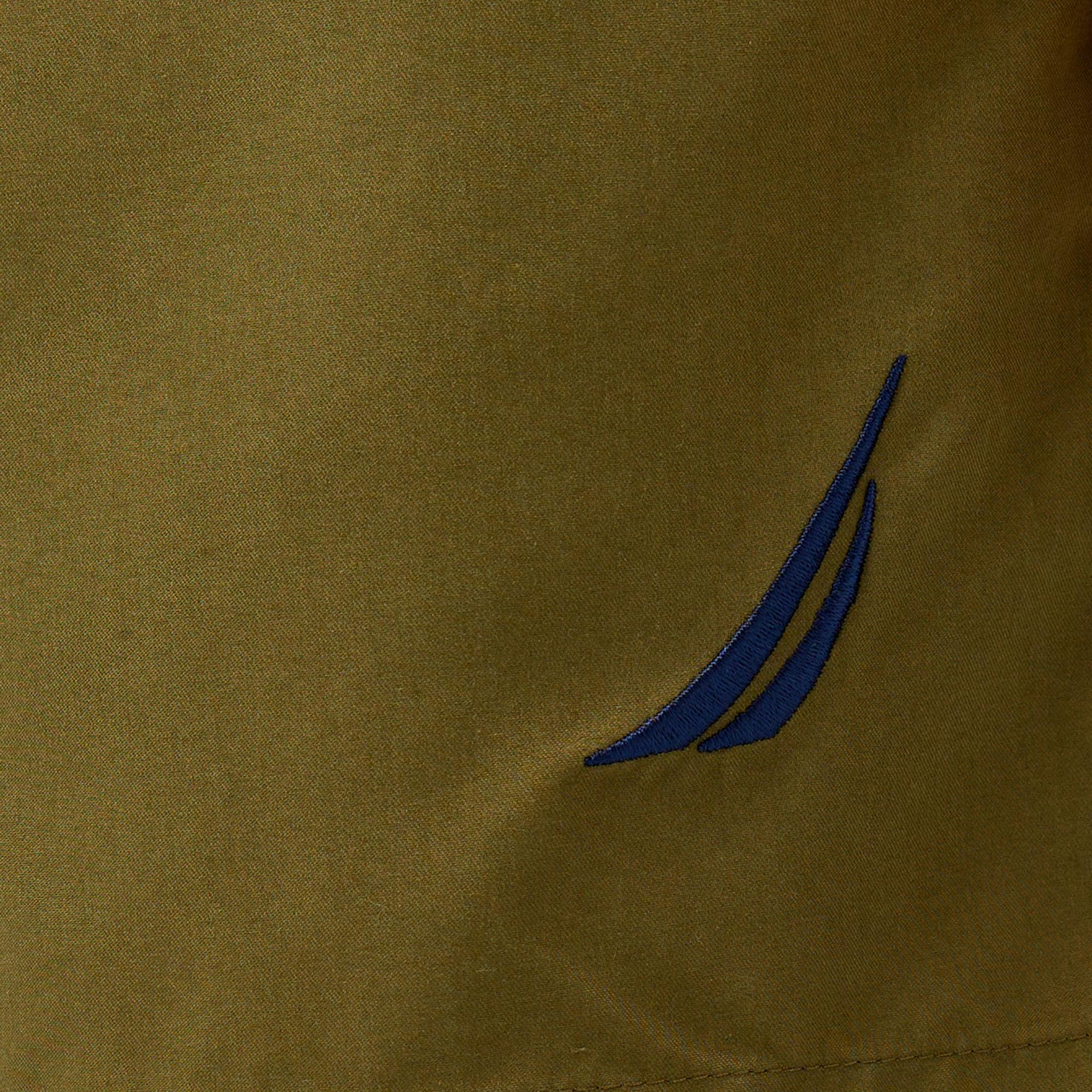 Nautica Erkek Haki Regular Fit Deniz Şortu