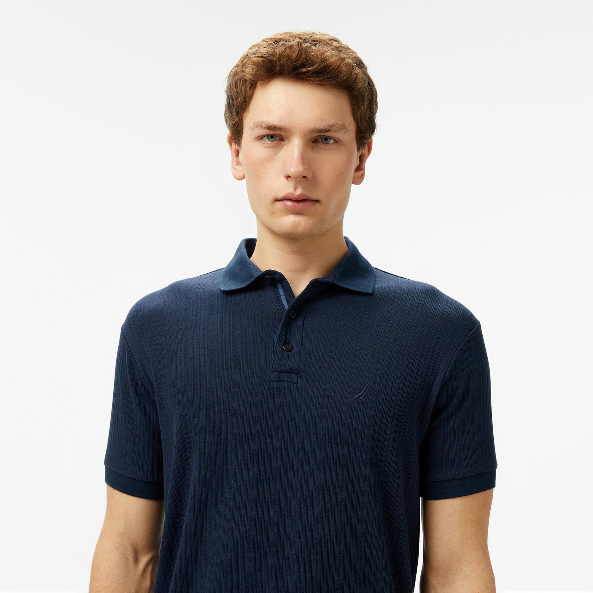 Nautica Erkek Lacivert Regular Fit Polo Yaka T-Shirt