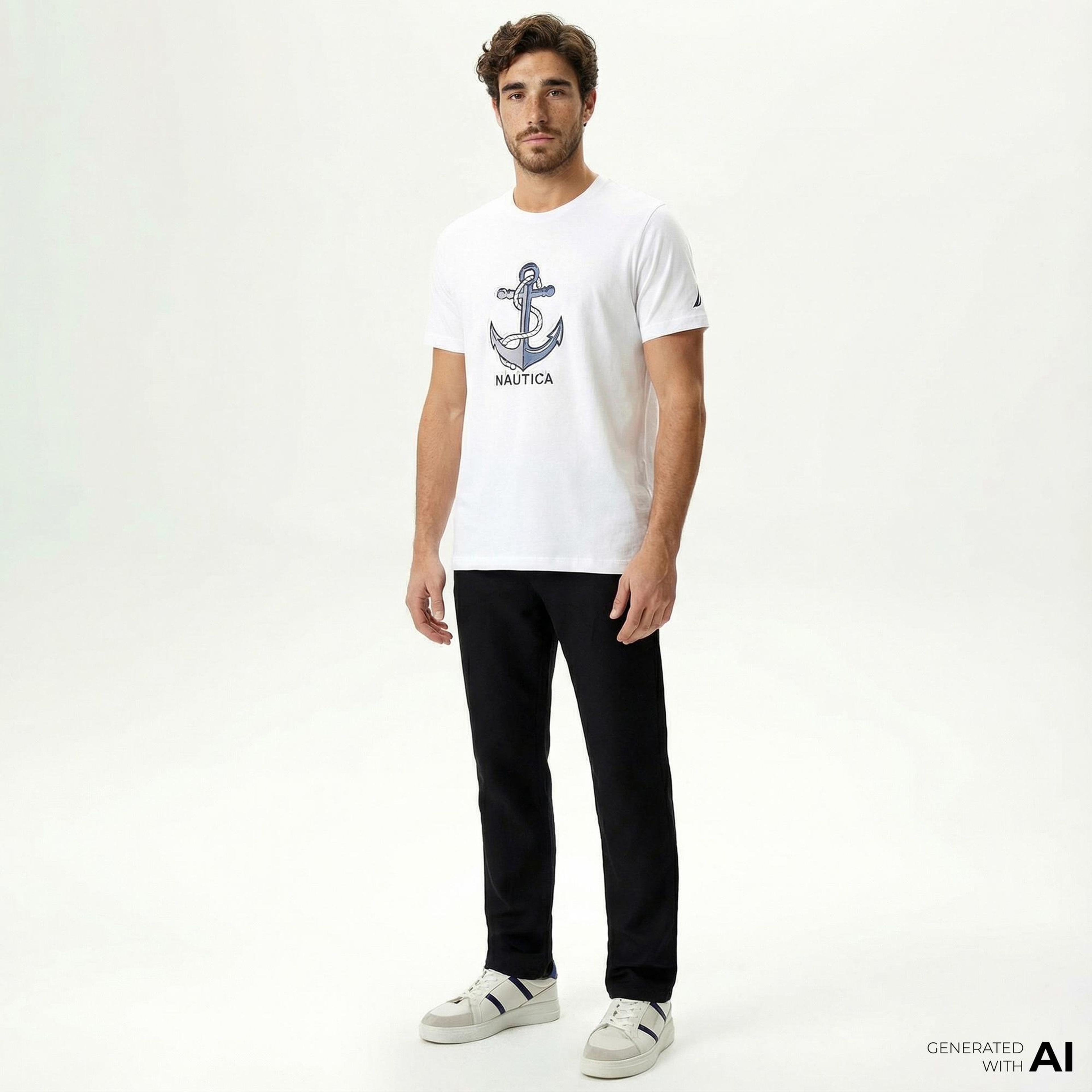 Nautica Erkek Siyah Classic Fit Pantolon