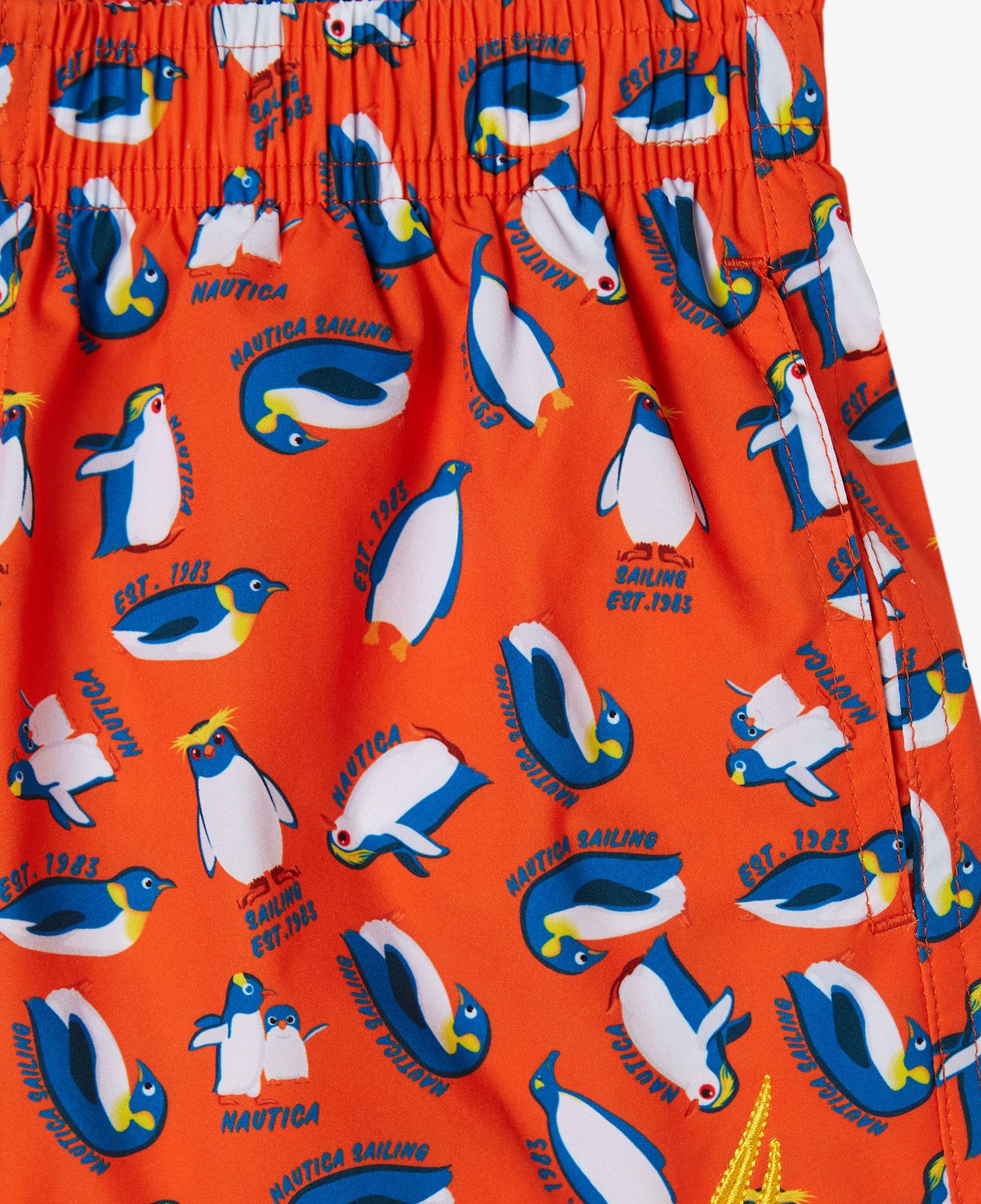 Nautica Classic Çocuk Turuncu Deniz Şortu