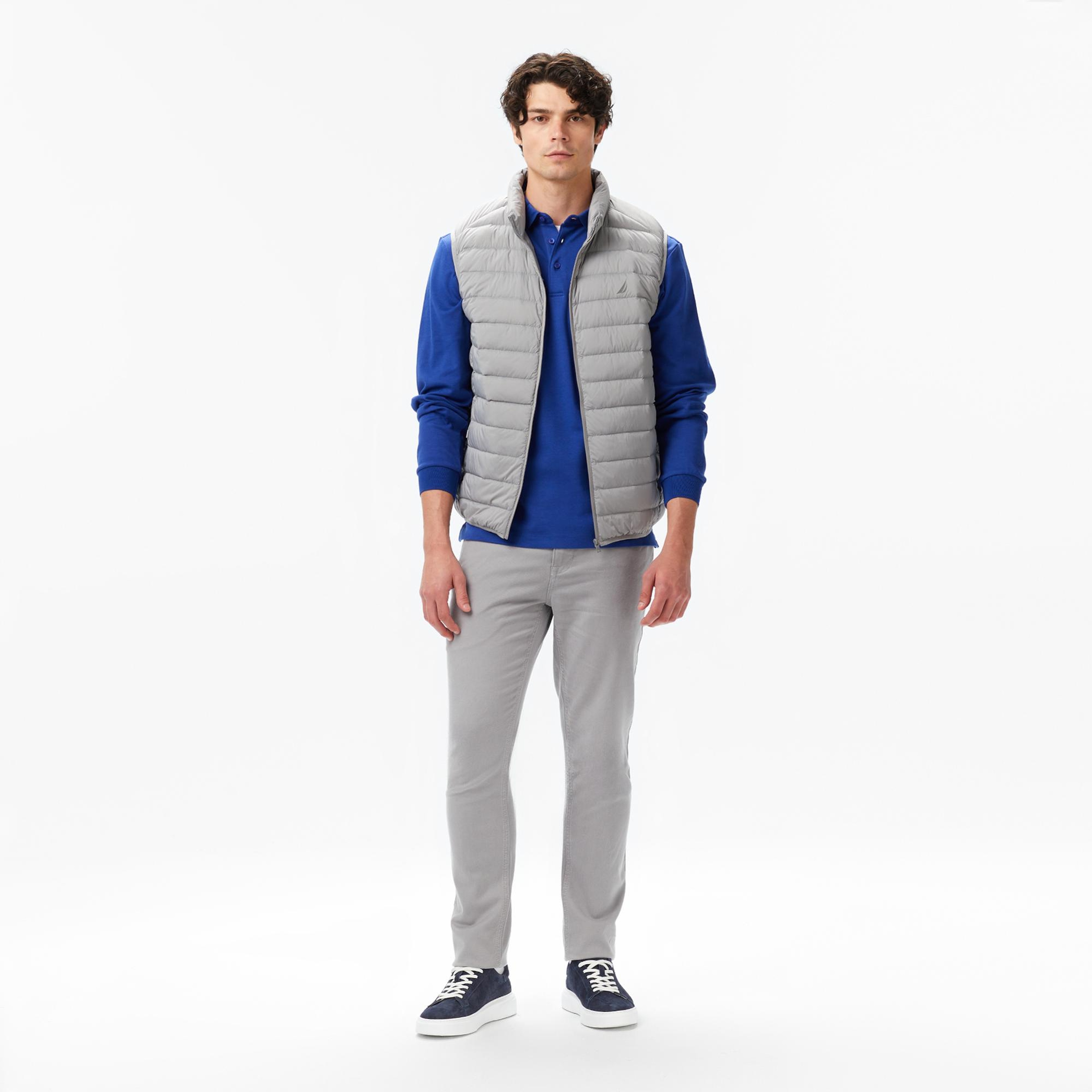 Nautica Erkek Gri Su İtici Özellikli Yelek