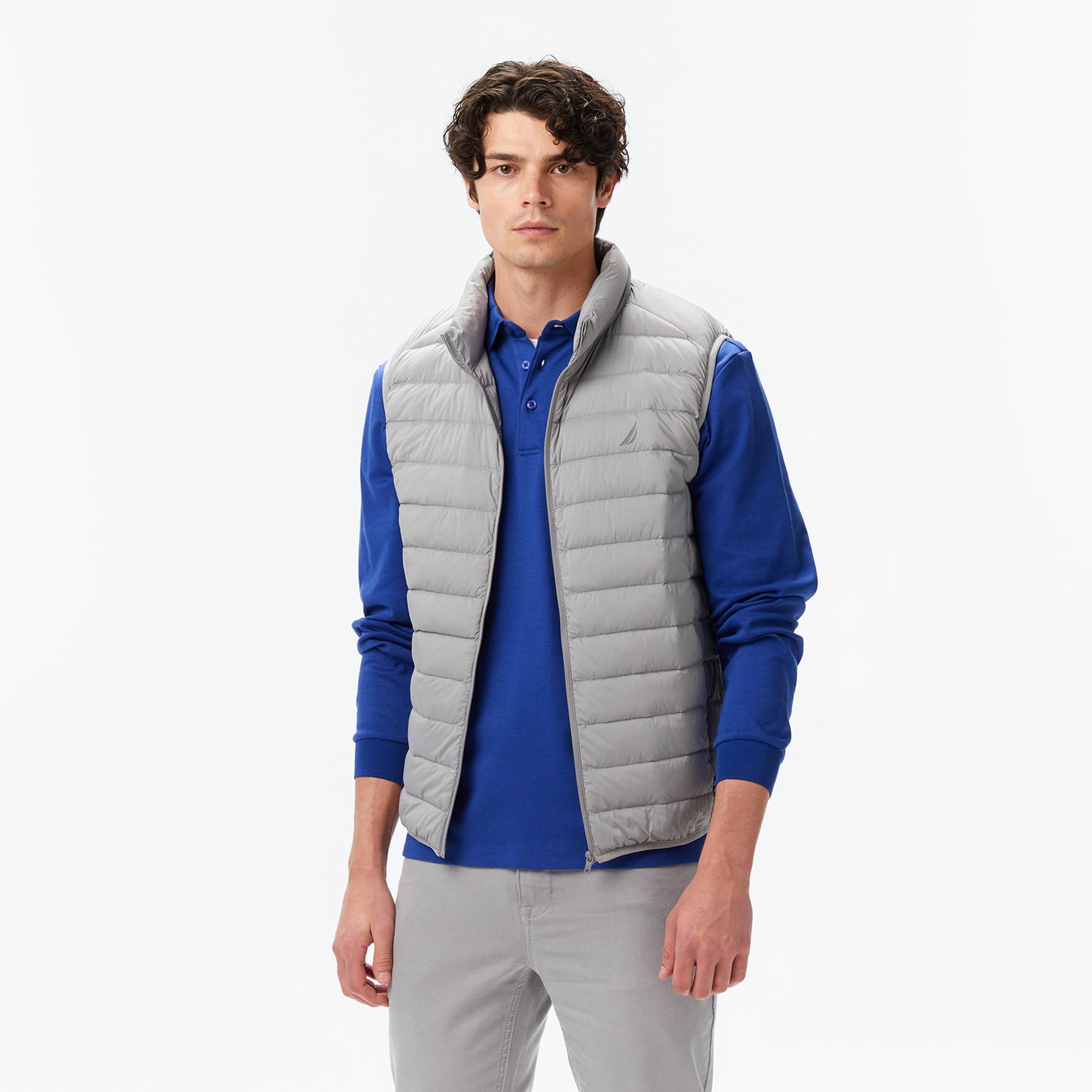 Nautica Erkek Gri Su İtici Özellikli Yelek