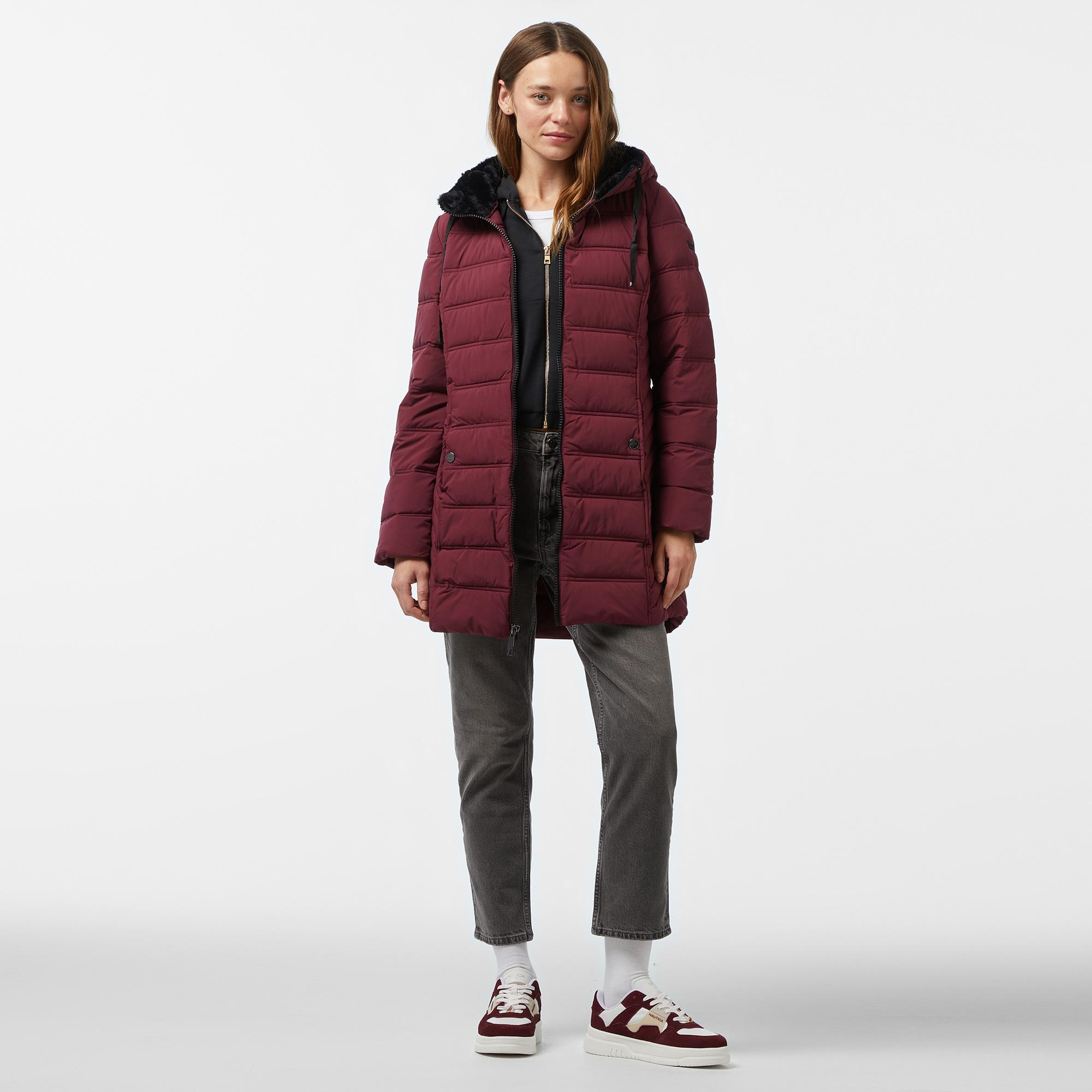 Nautica Kadın Bordo Mont