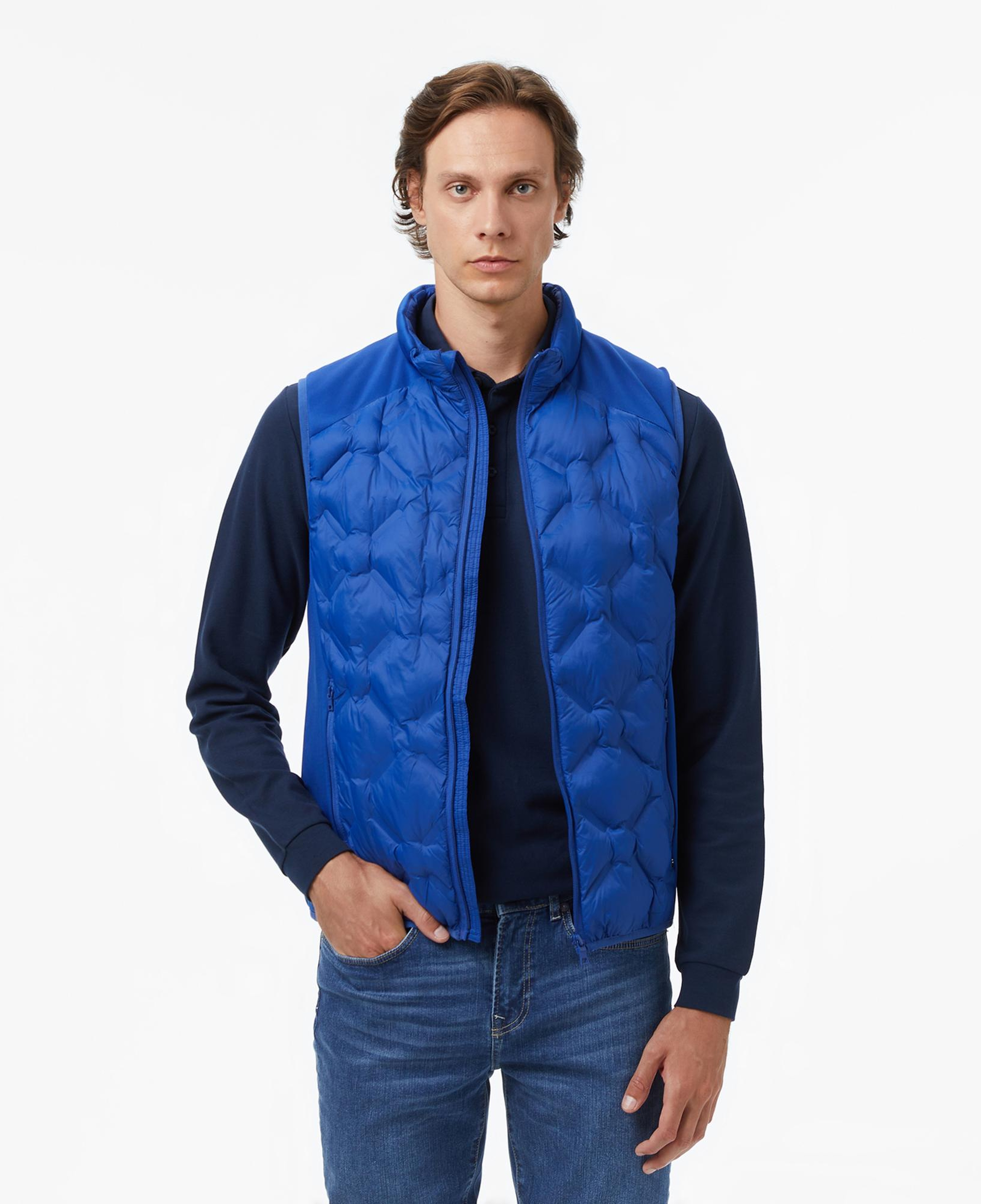 Nautica Erkek Mavi Regular Fit Yelek