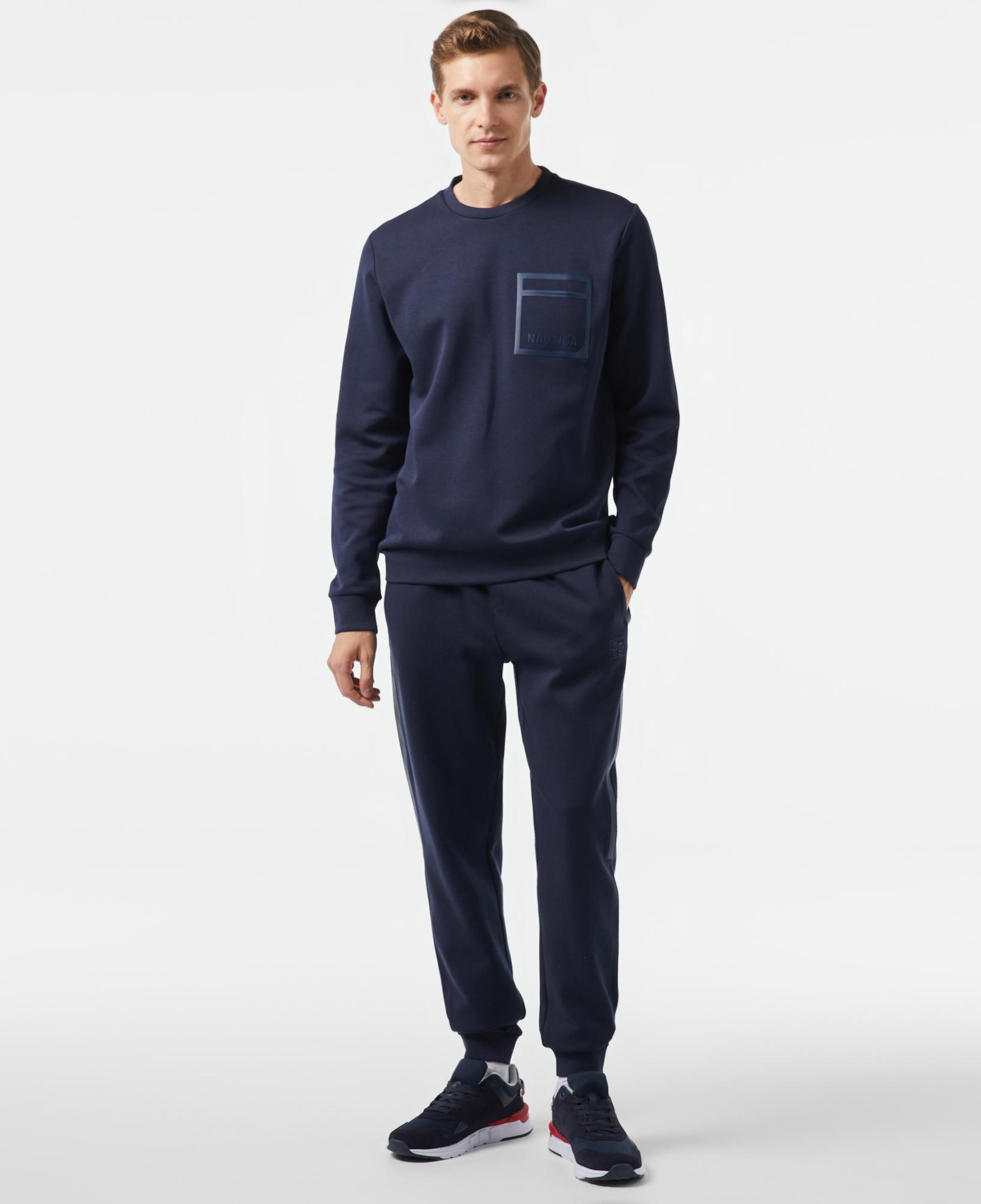 Nautica Erkek Lacivert Regular Fit Sweatshirt