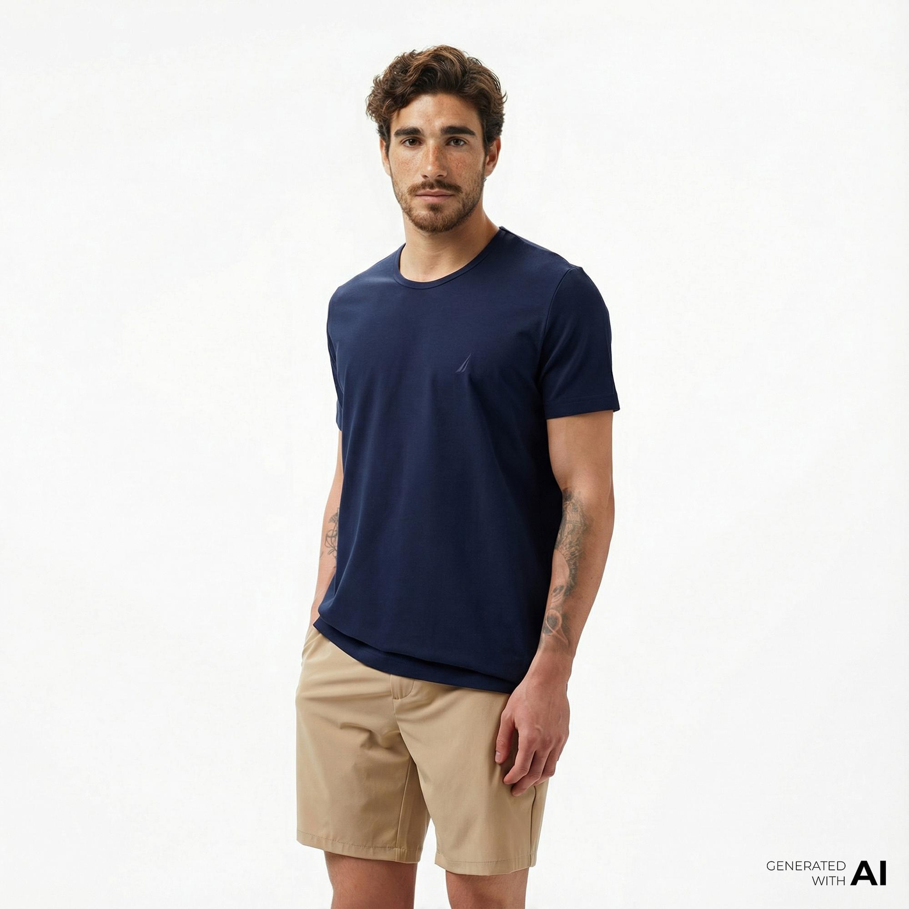 Nautica Erkek Lacivert T-Shirt