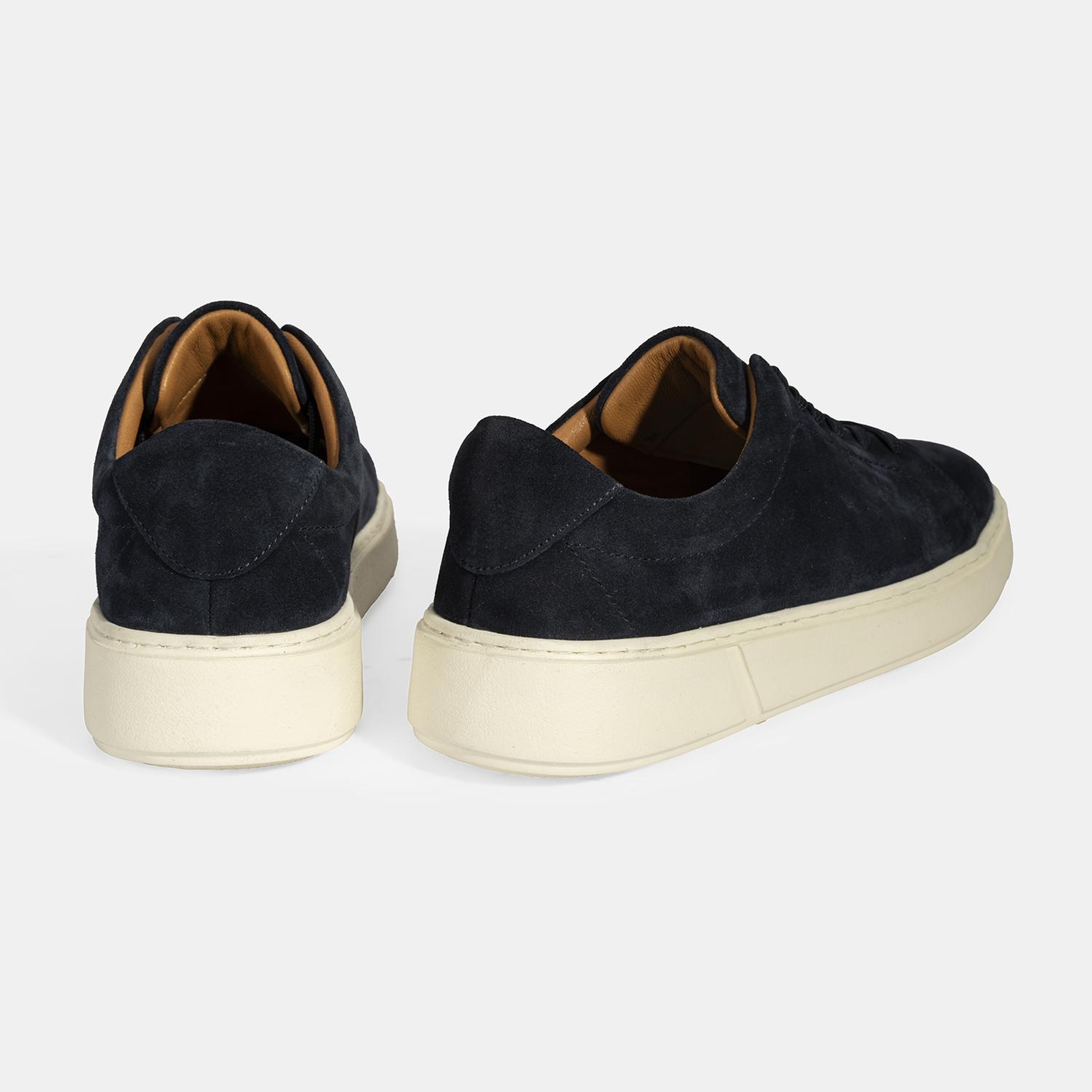 Erkek Lacivert Bağcıklı Süet Spor Ayakkabı