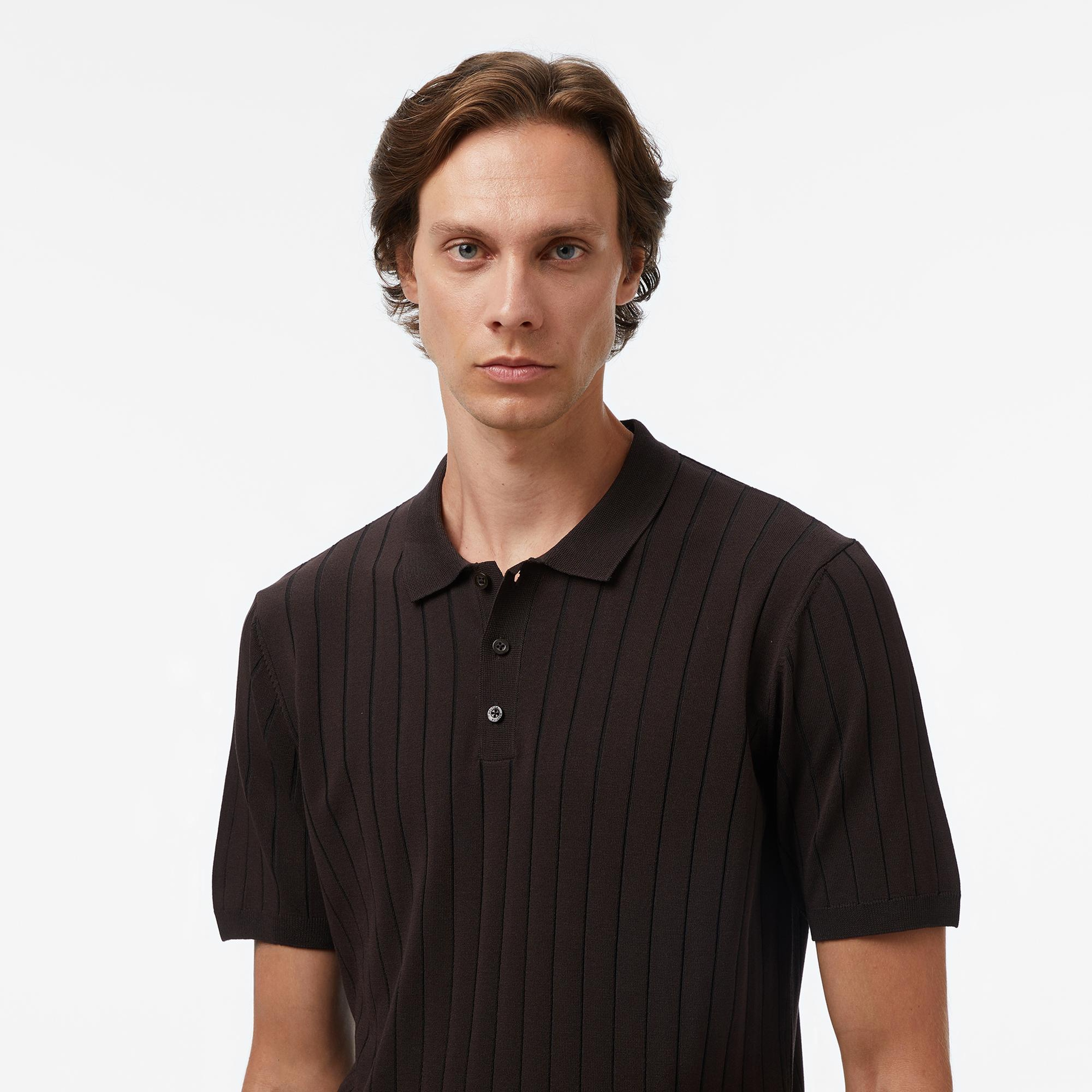 Nautica Erkek Kahverengi Classic Fit Kazak