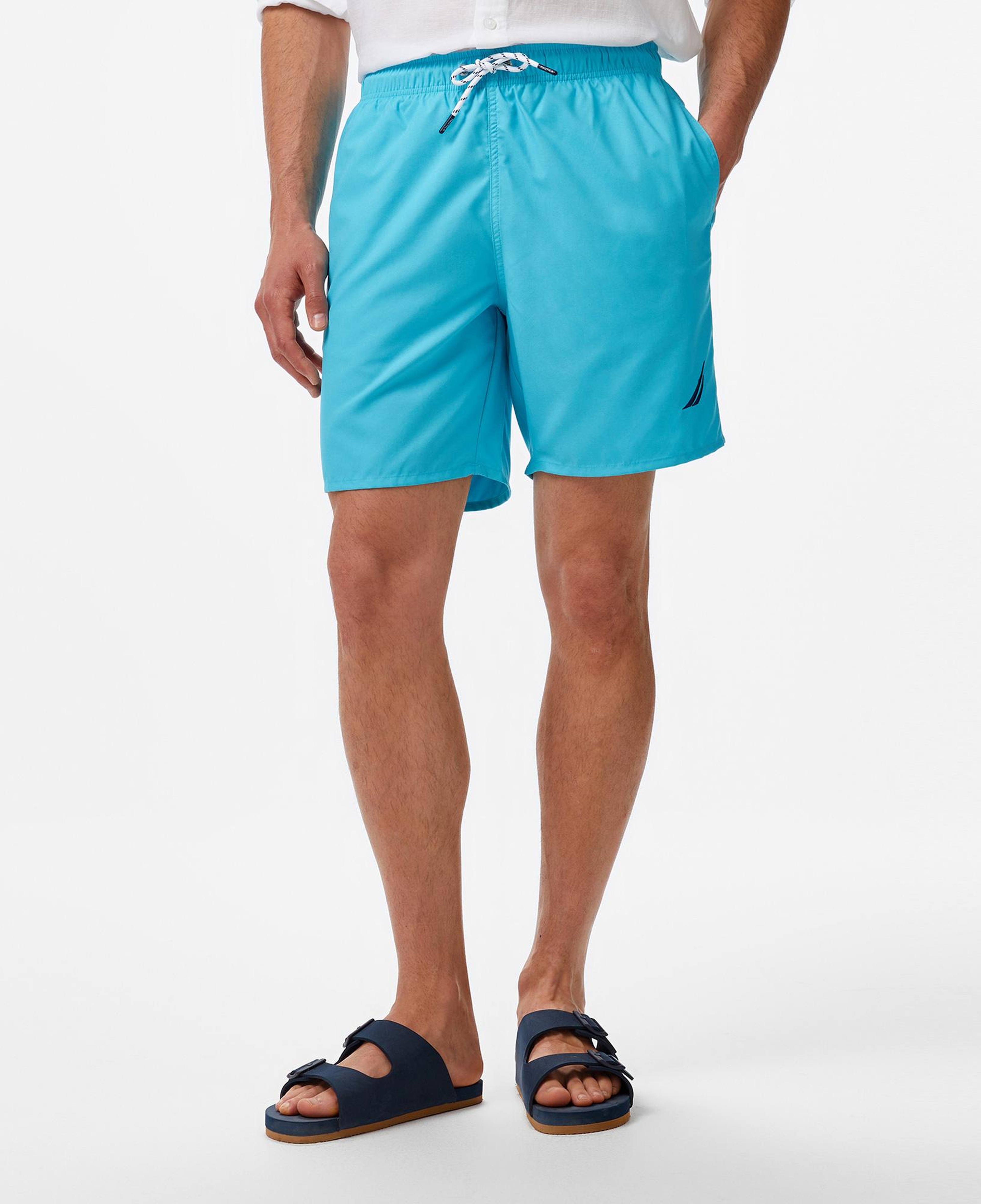 Nautica Erkek Mavi Regular Fit Deniz Şortu