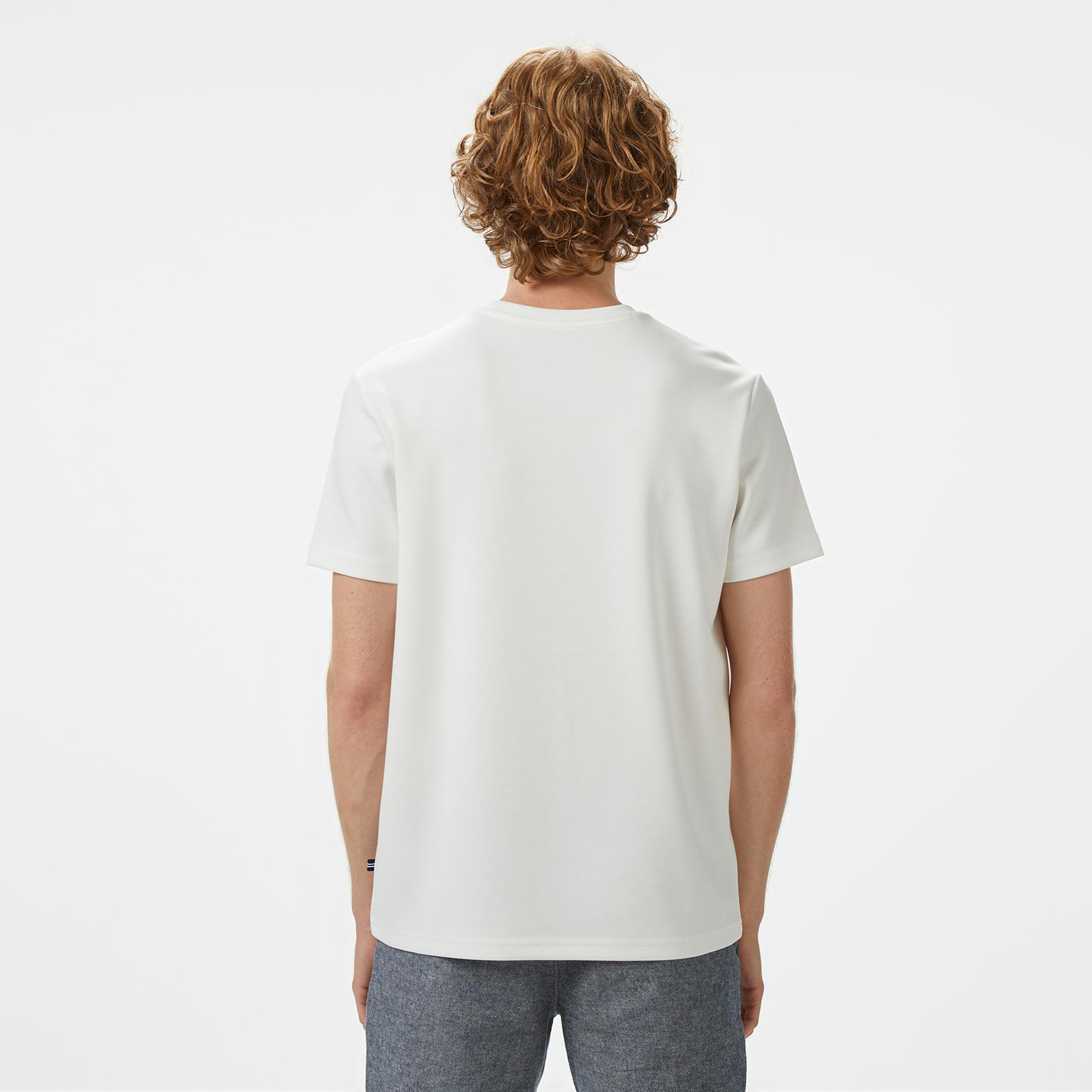 Nautica Erkek Beyaz Classic Fit T-Shirt